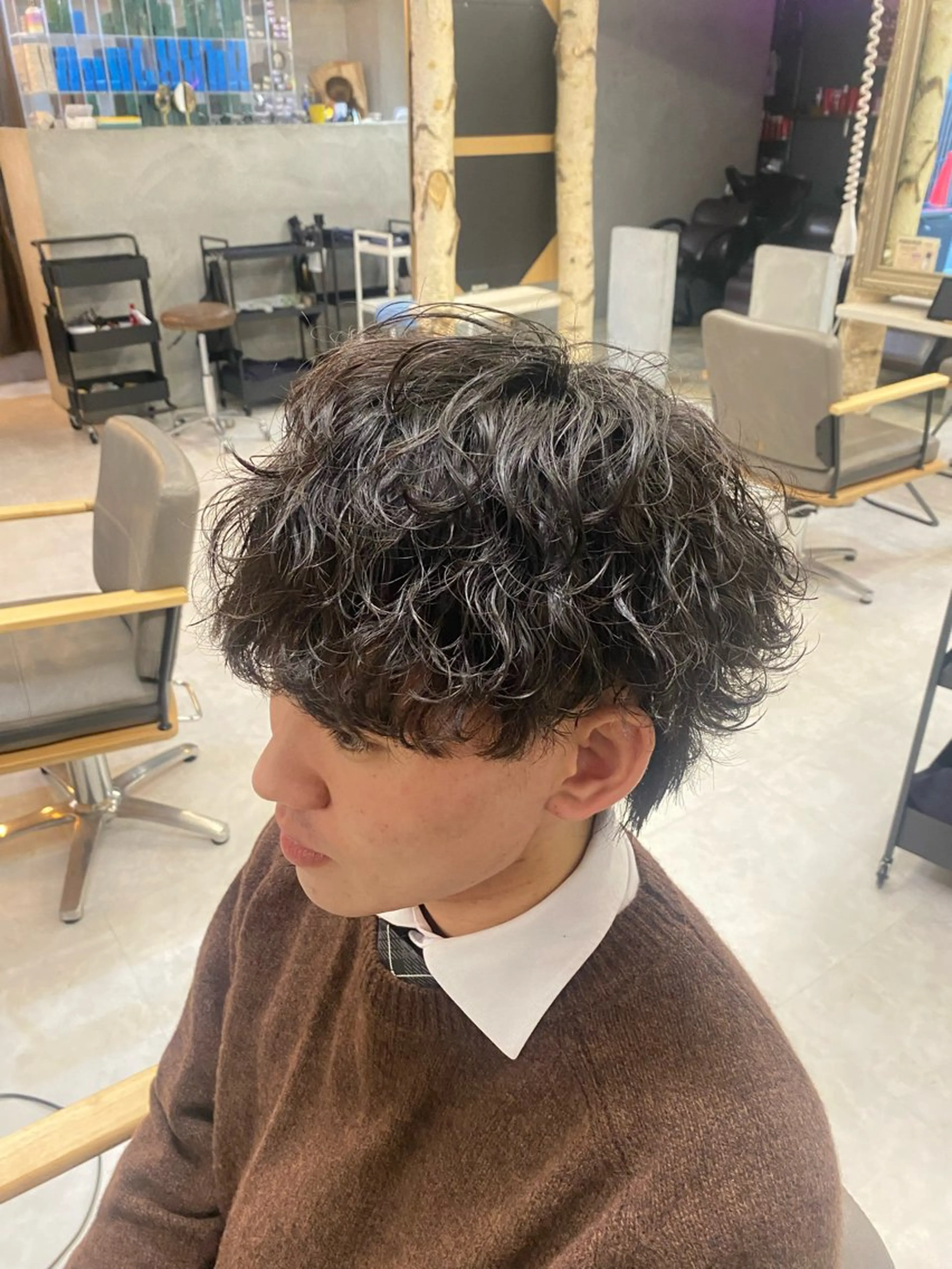 メンズ カット パーマ 髪質改善特化美容師 酸性ストレート近藤俊のヘアスタイル