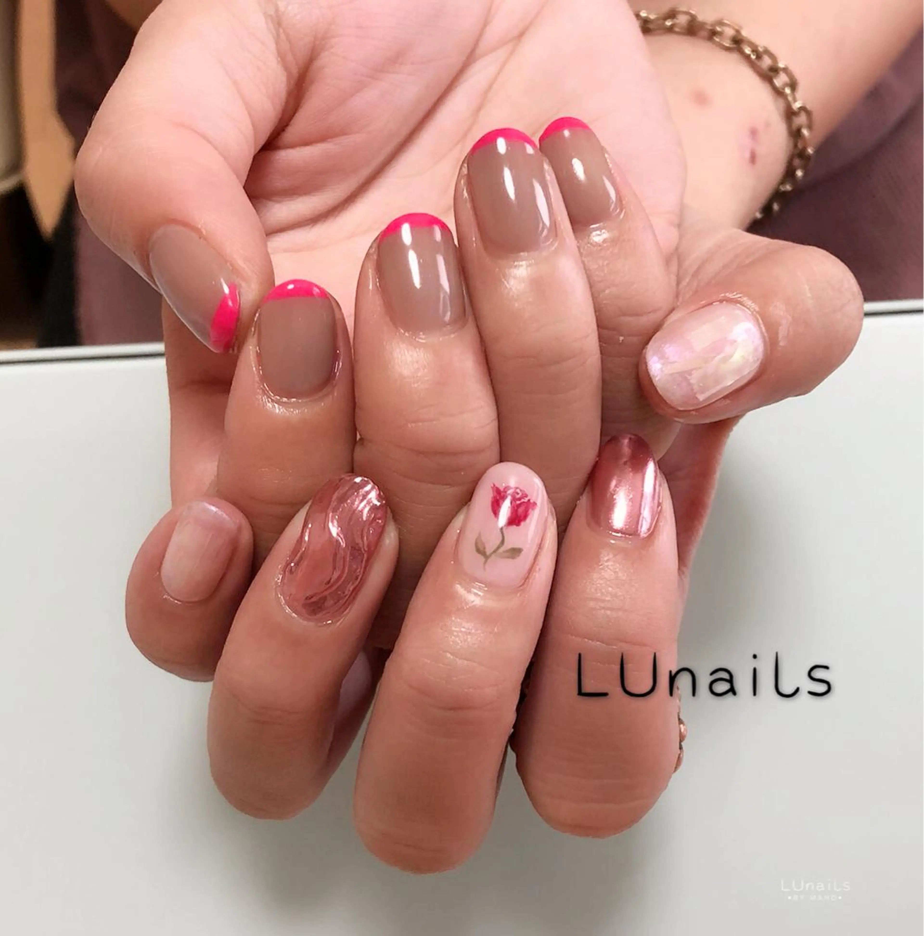 ネイル LUnails MAHOのネイルデザイン