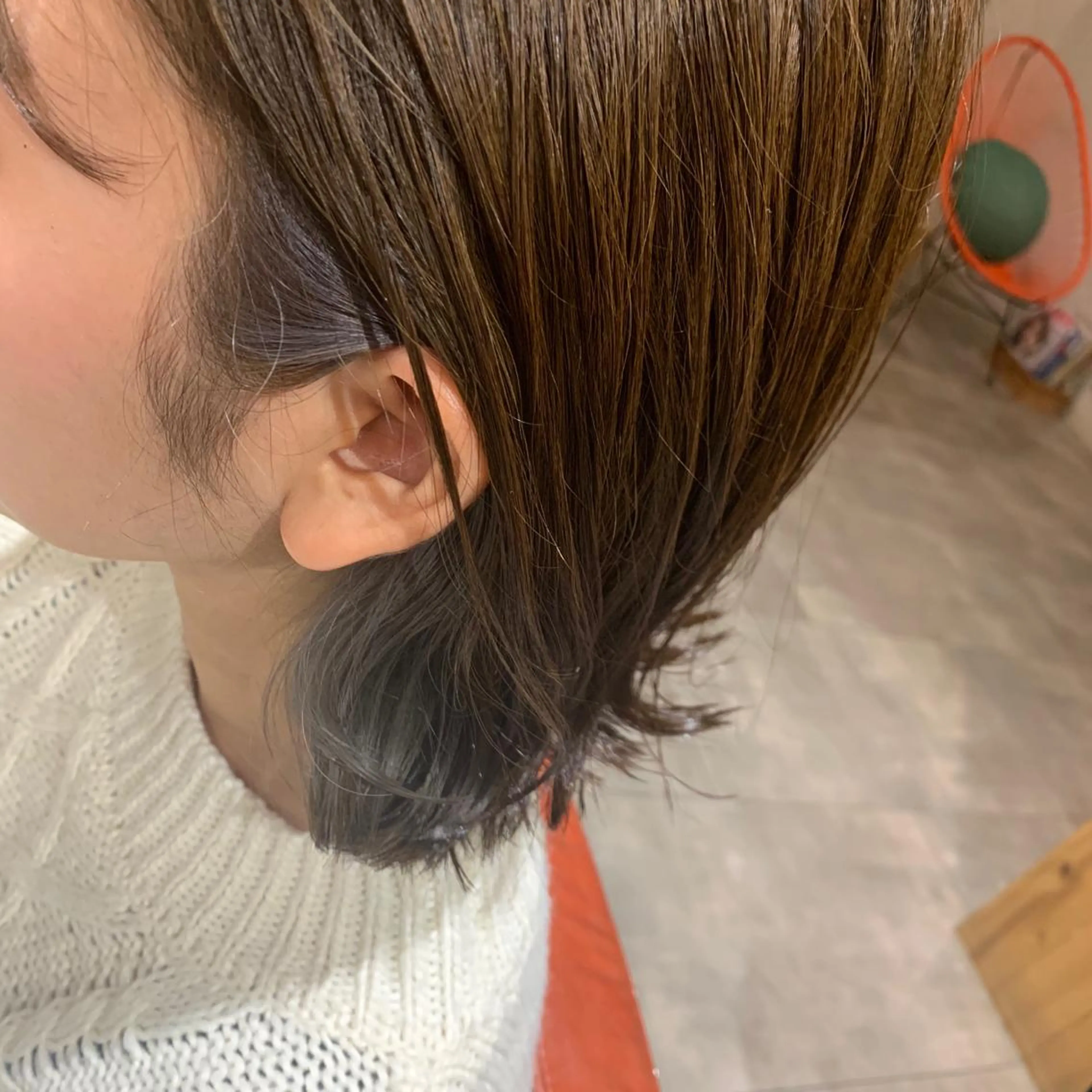 ミディアム カラー yamauchi mikuのヘアスタイル