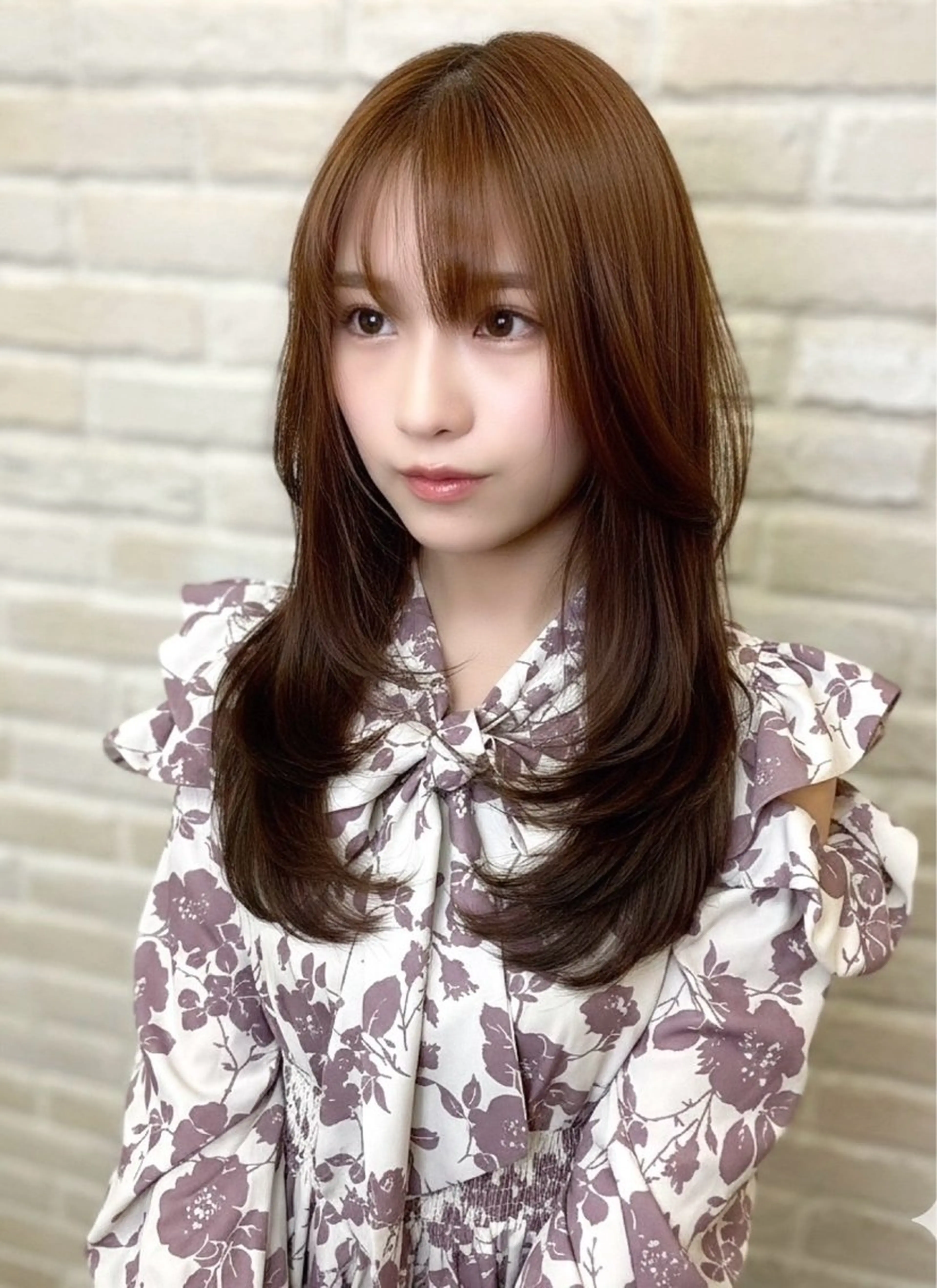 ロング レイヤーカット 政木 紳吾のヘアスタイル