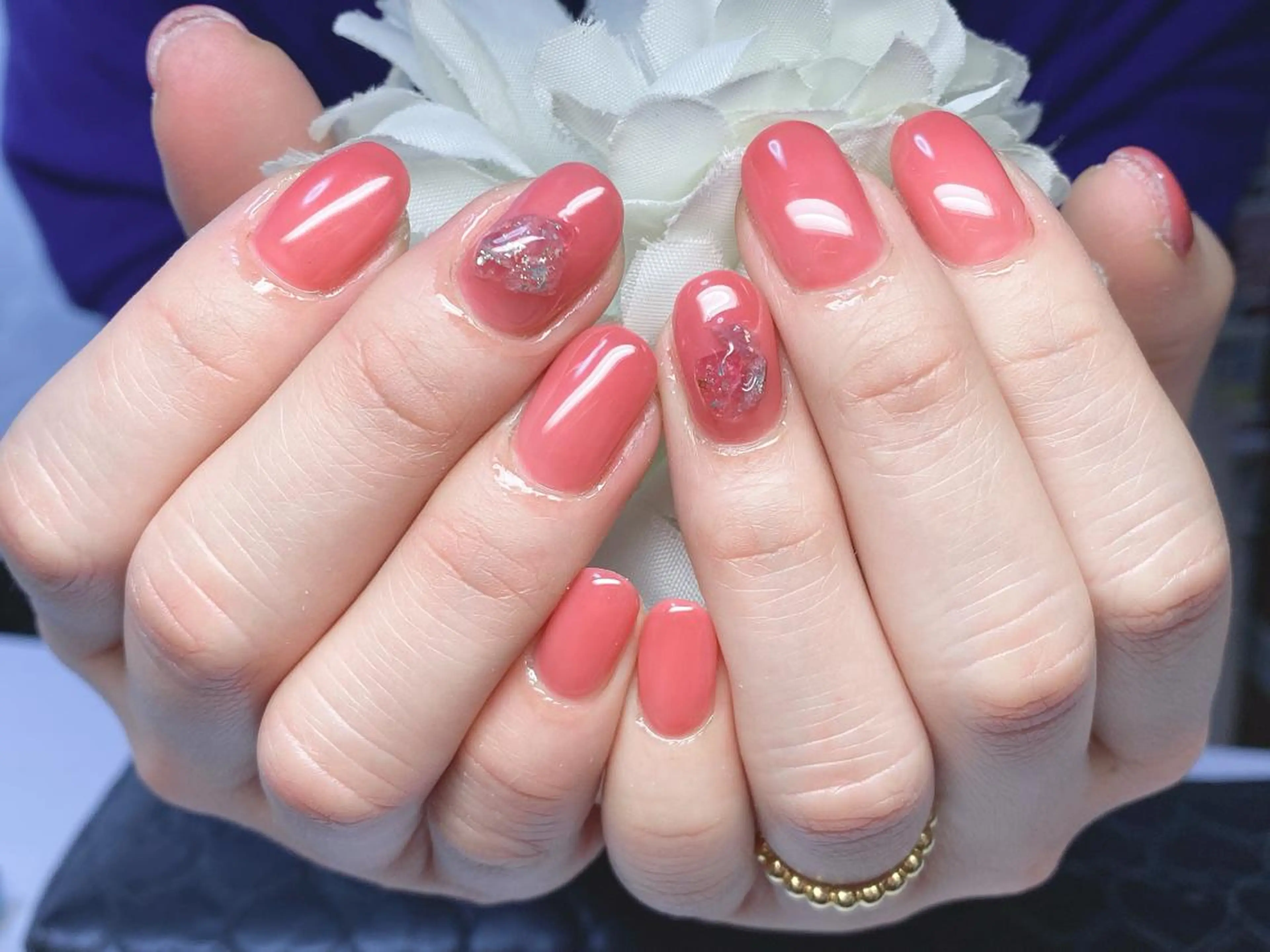 ネイル シンプルネイル ハンドネイル Ｎail Ｓalon ertiのネイルデザイン