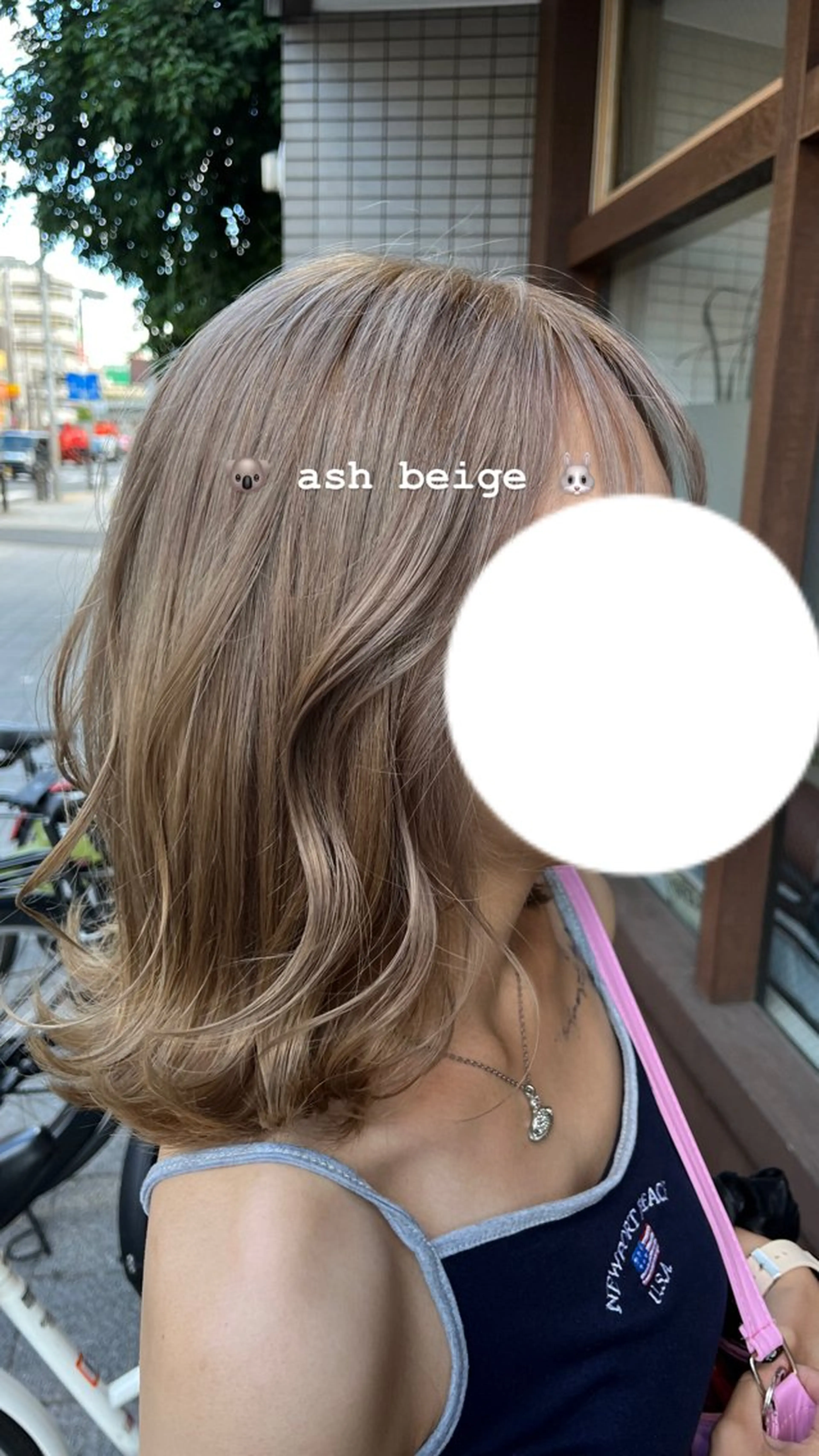 カラー アッシュ ベージュカラー 🎧平野 ゆか🎧のヘアスタイル