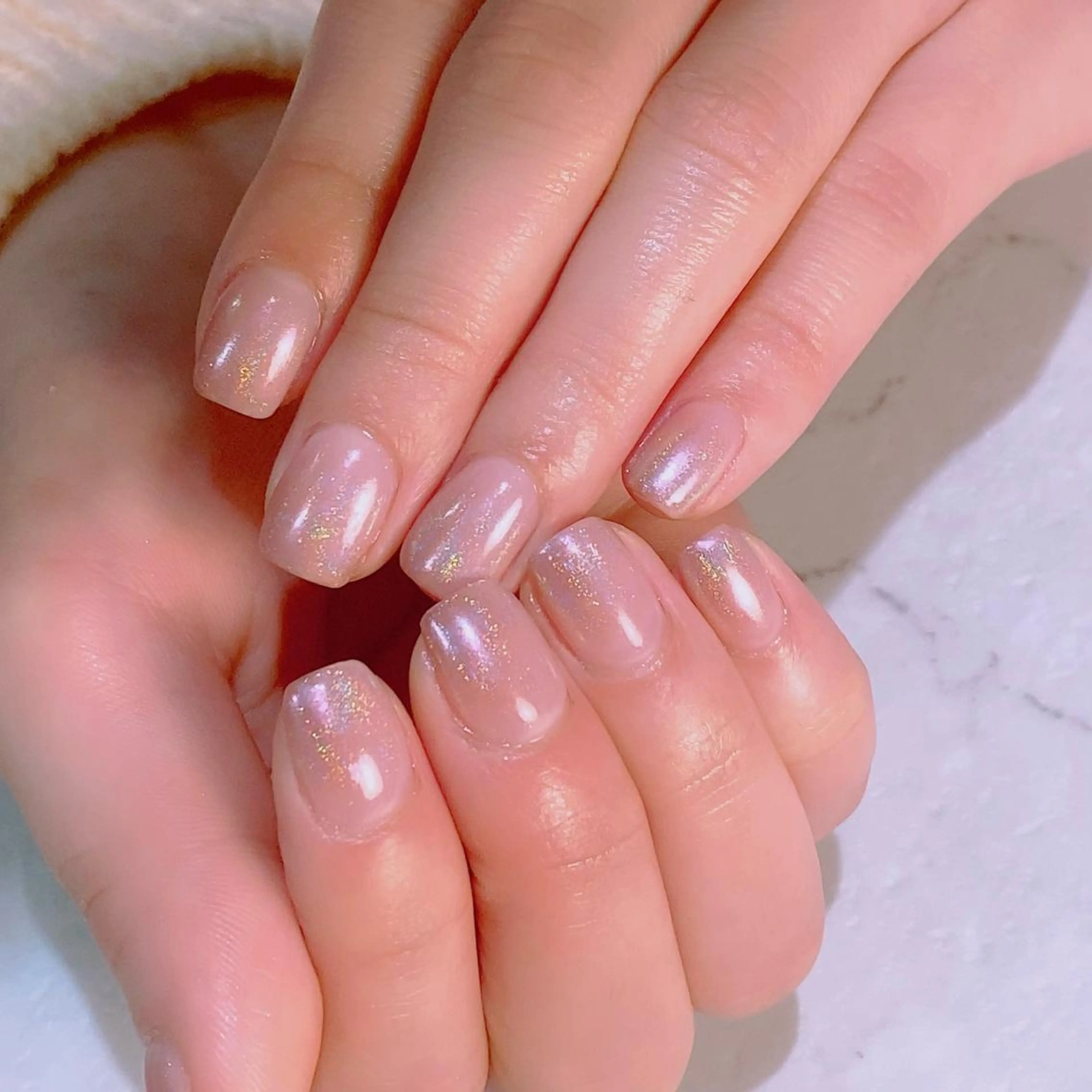 ネイル ジェルネイル グラデーション ハードジェル パラジェル スカルプネイル プライベートサロン Rのネイルデザイン