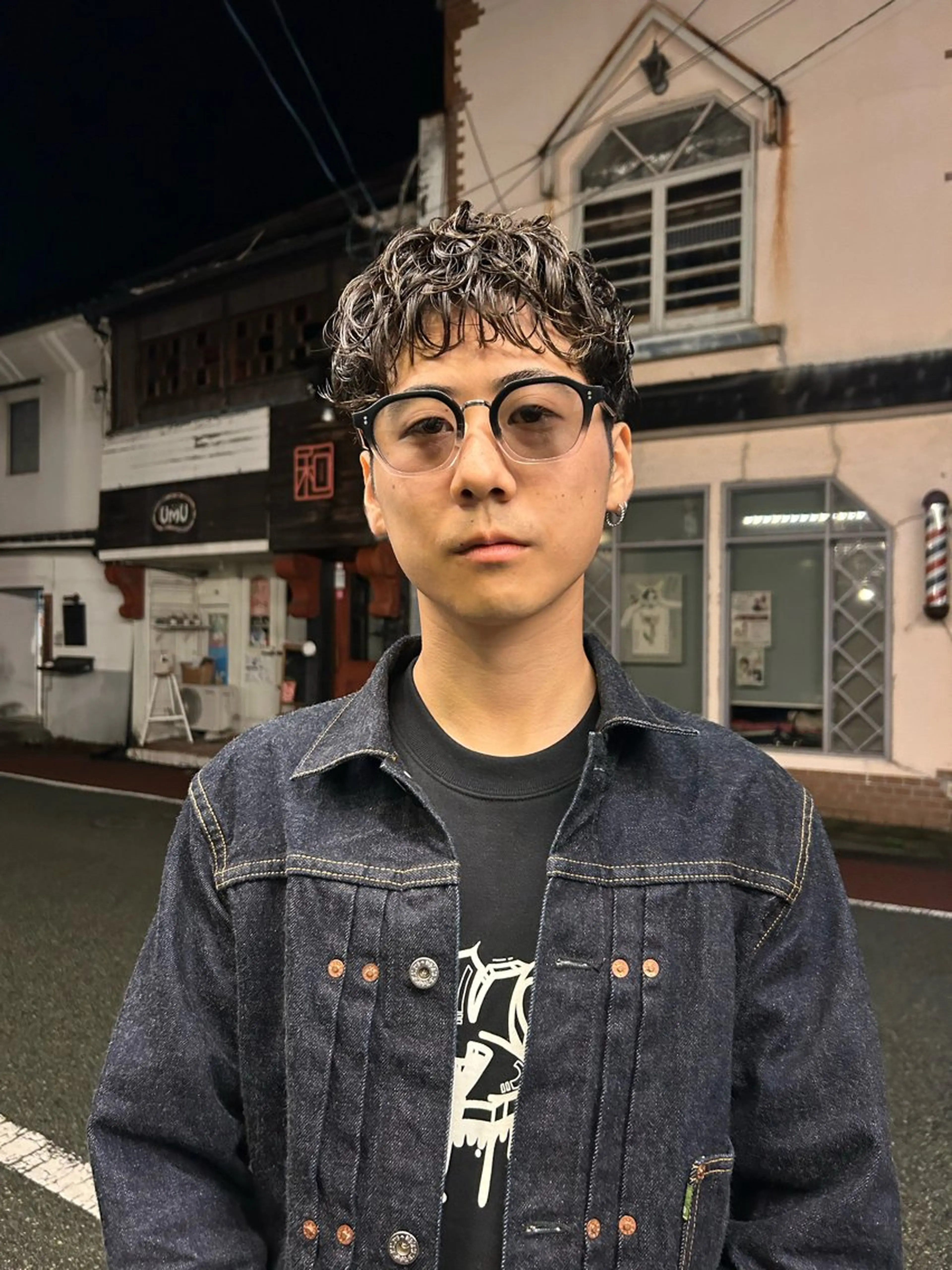 パーマ メンズ 宮前 芽衣のヘアスタイル