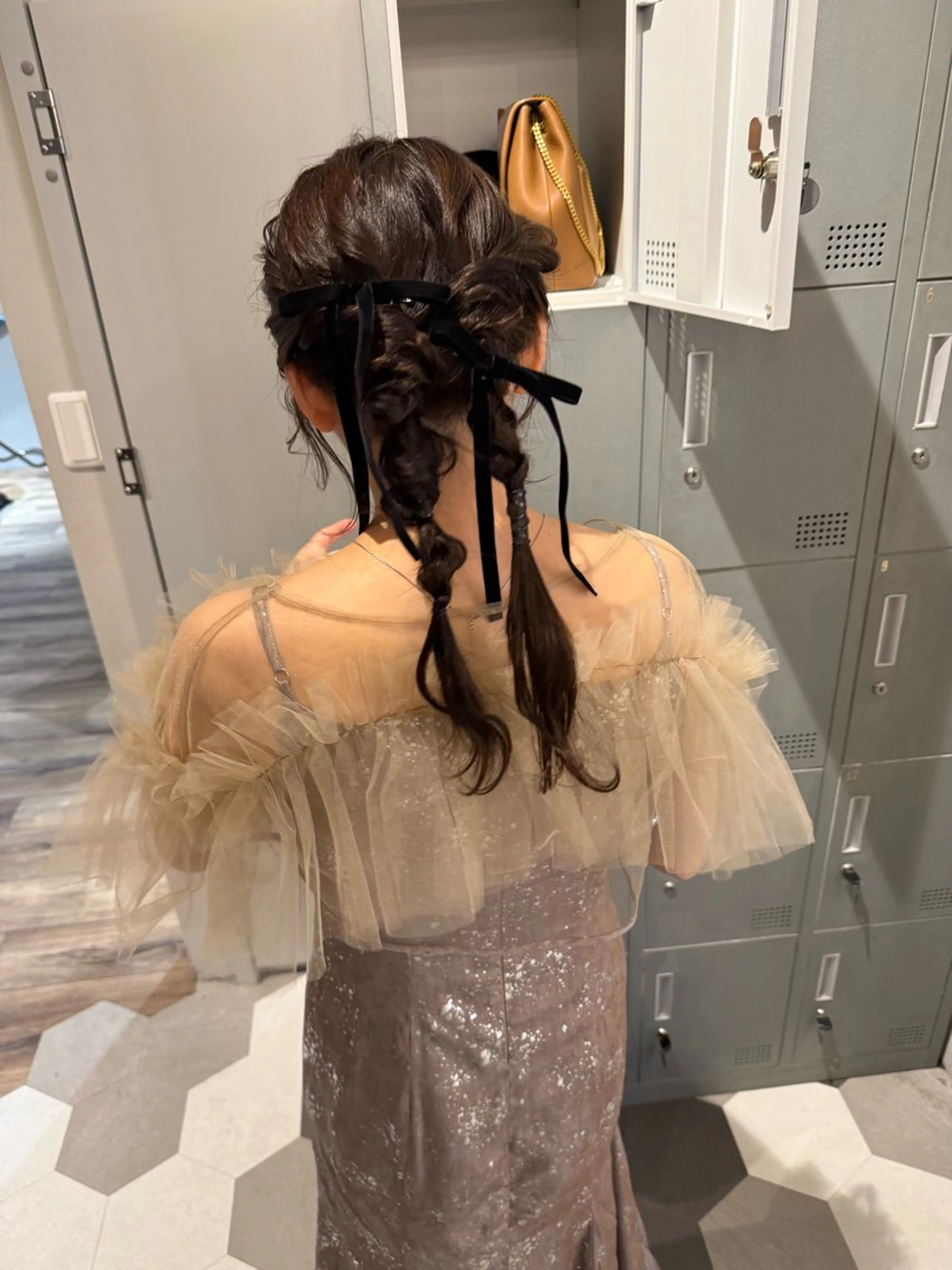 ロング ヘアアレンジ ヘアセット ブリーチ/アレンジ 天満/chihiroのヘアスタイル