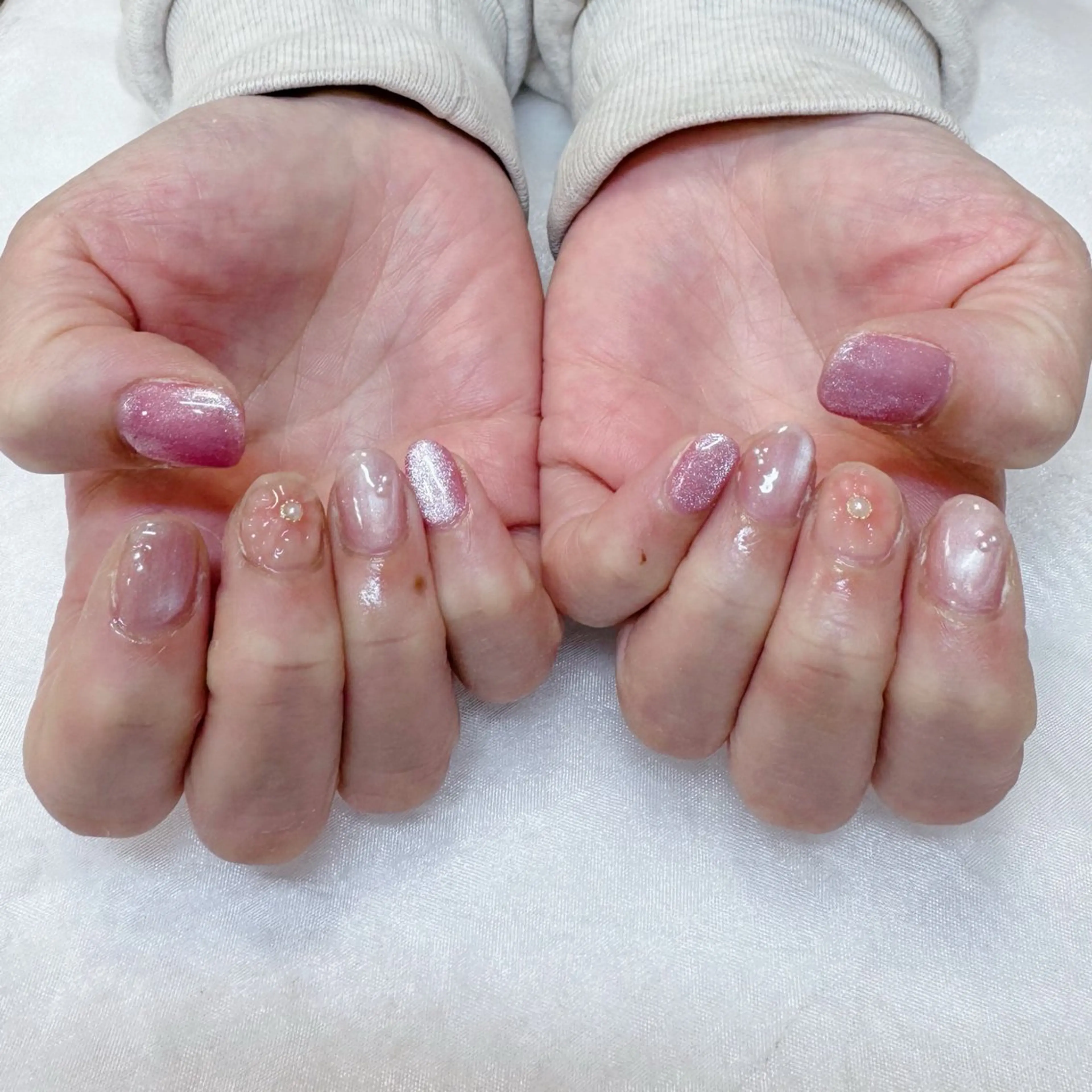 ネイル マグネットネイル ぷっくりネイル maruyasu. yのネイルデザイン