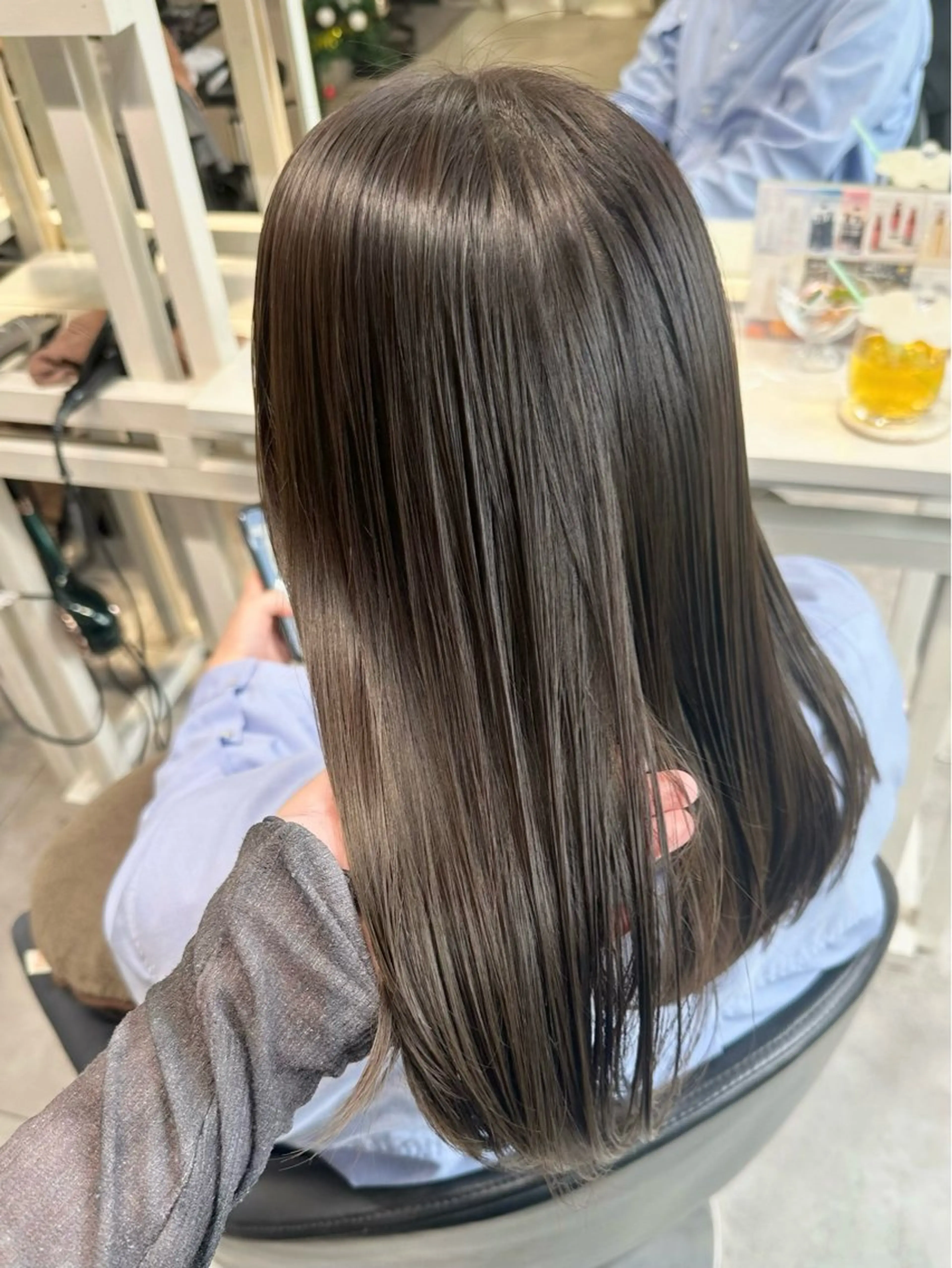 セミロング カラー カット ヘアカラー トリートメント 透明感カラー/ボブ /佐藤伶のヘアスタイル