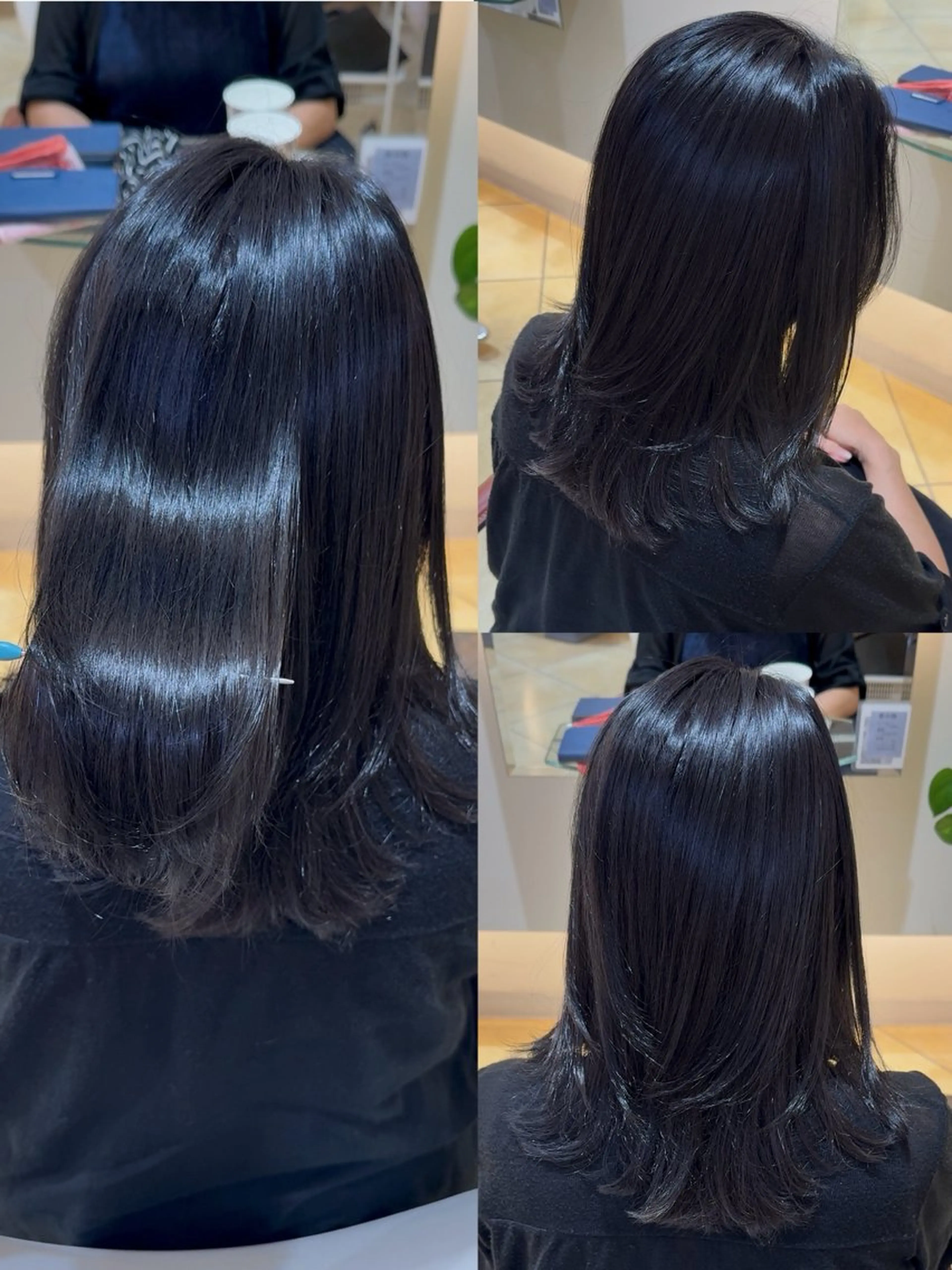 ミディアム 髪質改善 池田 早穂のヘアスタイル