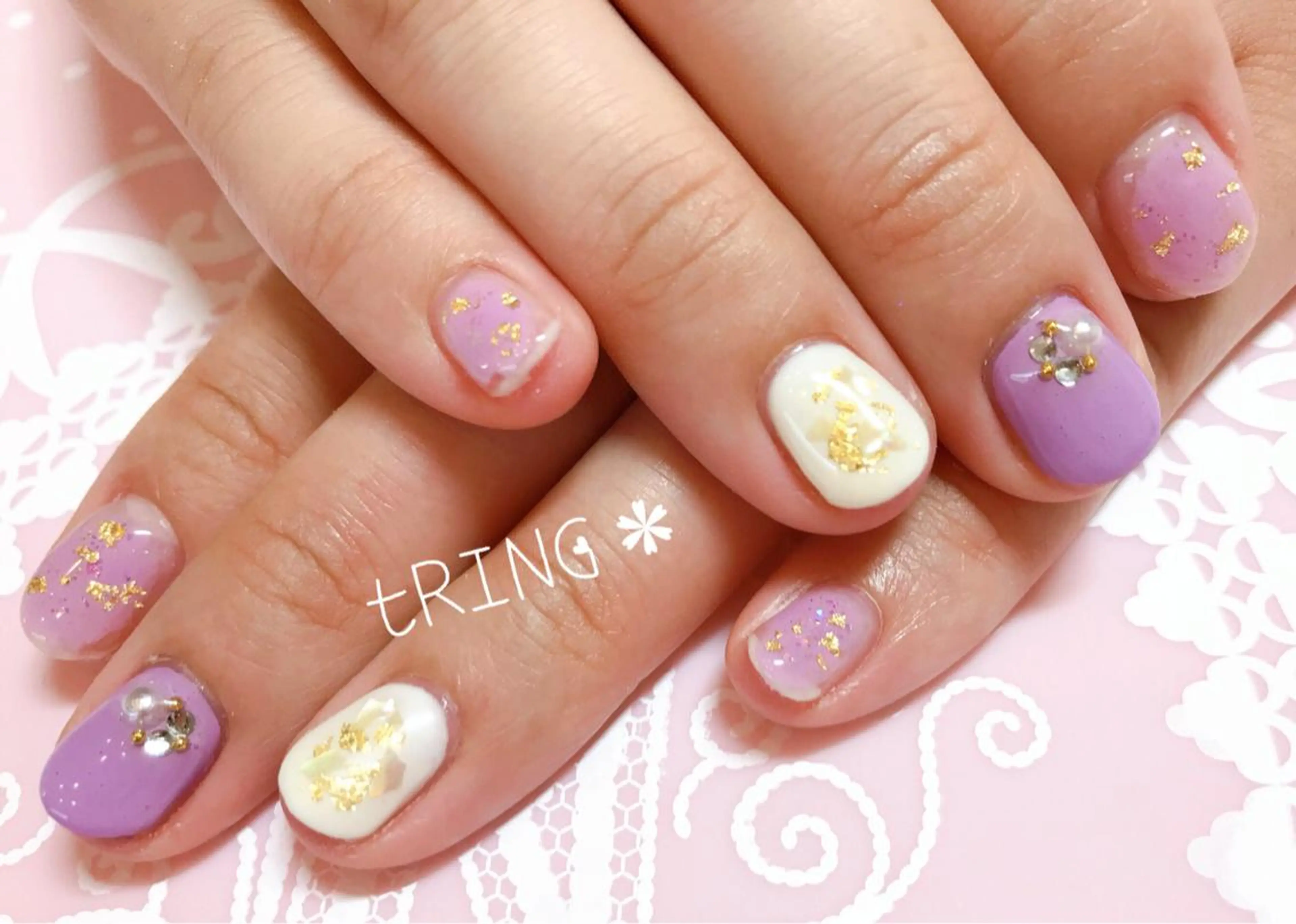 ネイル tRING＊ しいの木台のネイルデザイン