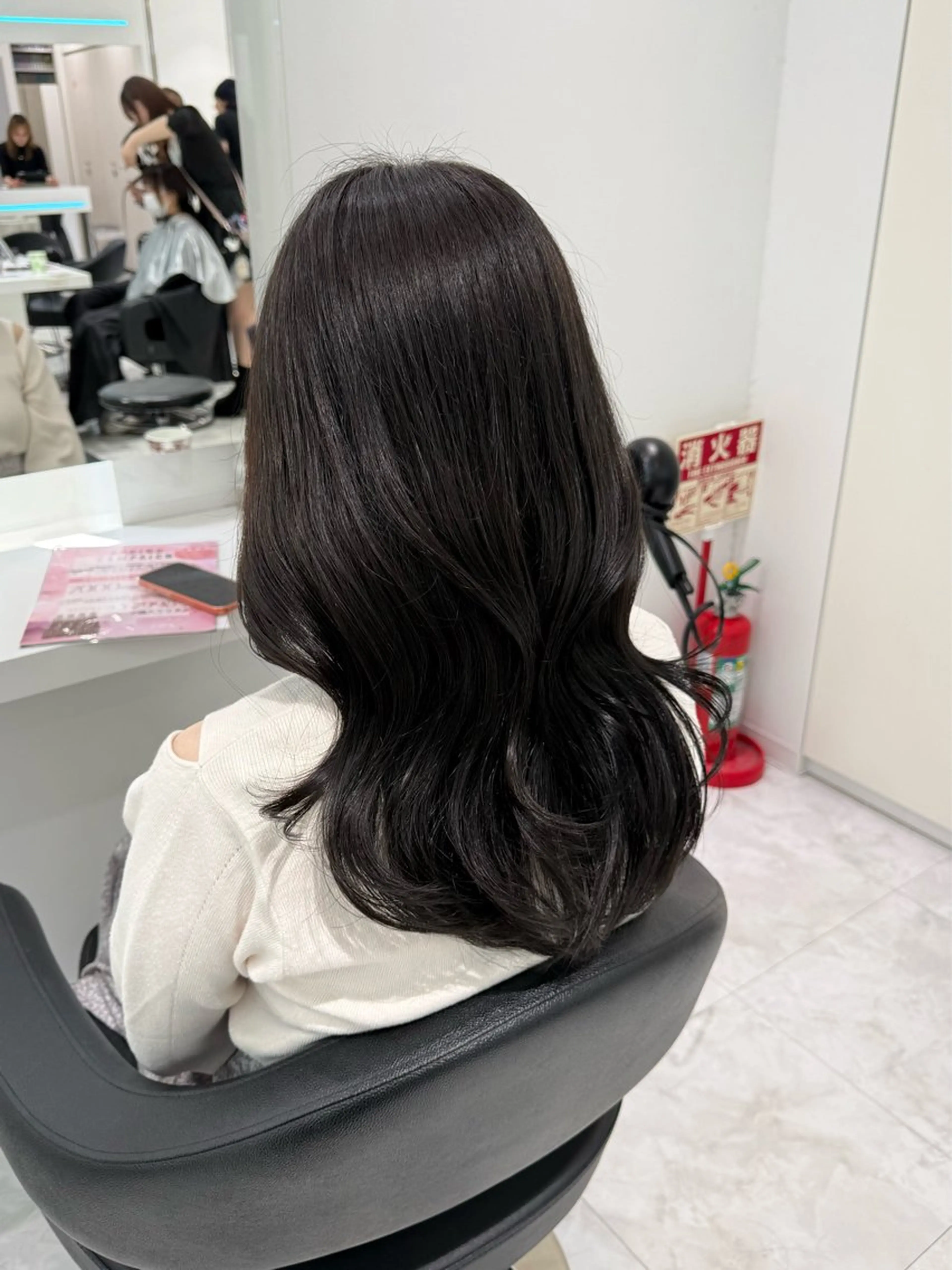 ロング カラー カット ヘアカラー 大人っぽ暗髪レディ 🩶takuto🩶のヘアスタイル