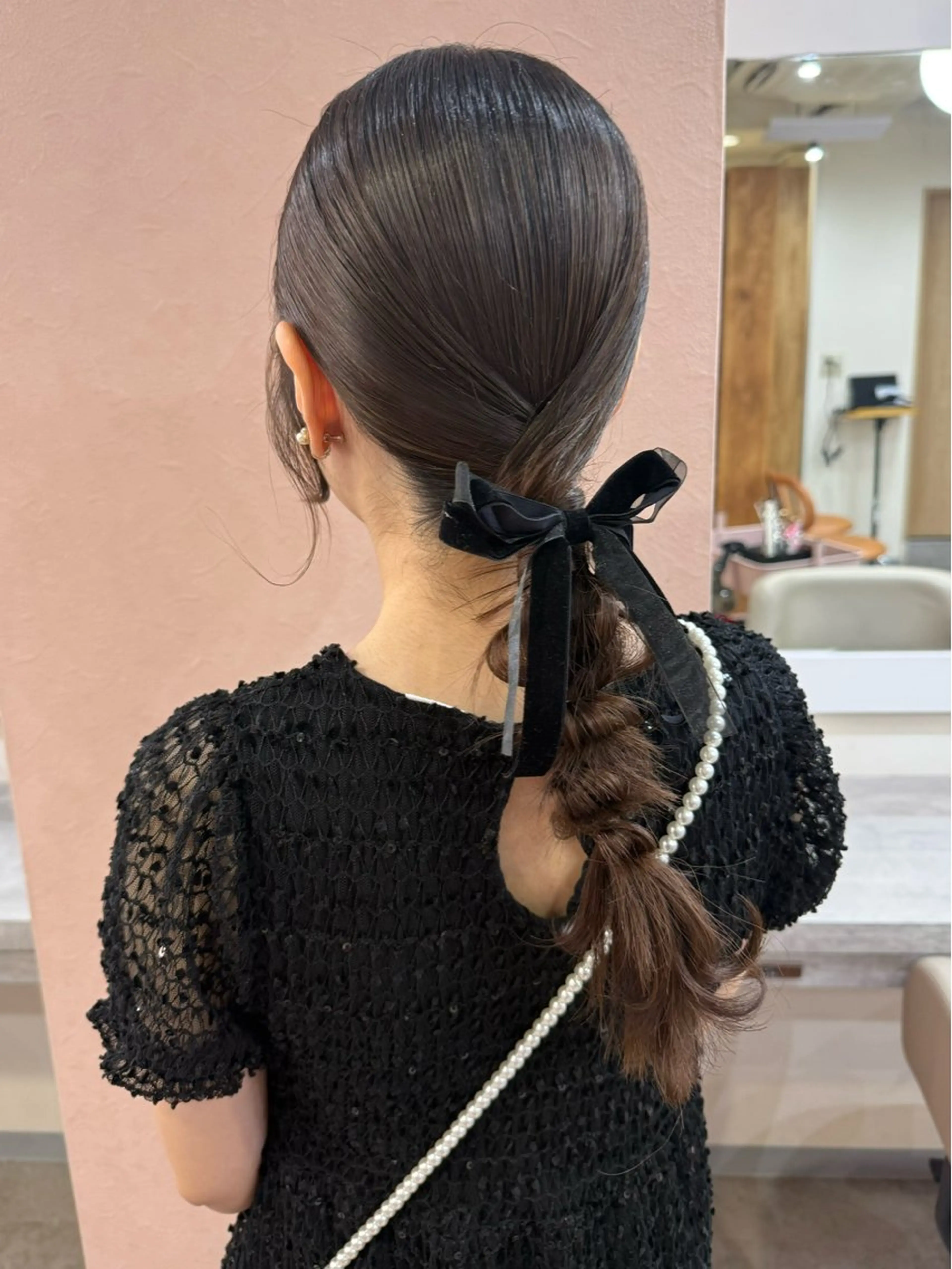 ロング ヘアアレンジ ヘアセット 韓国風パーマ/ヘア セット/店長みづきのヘアスタイル