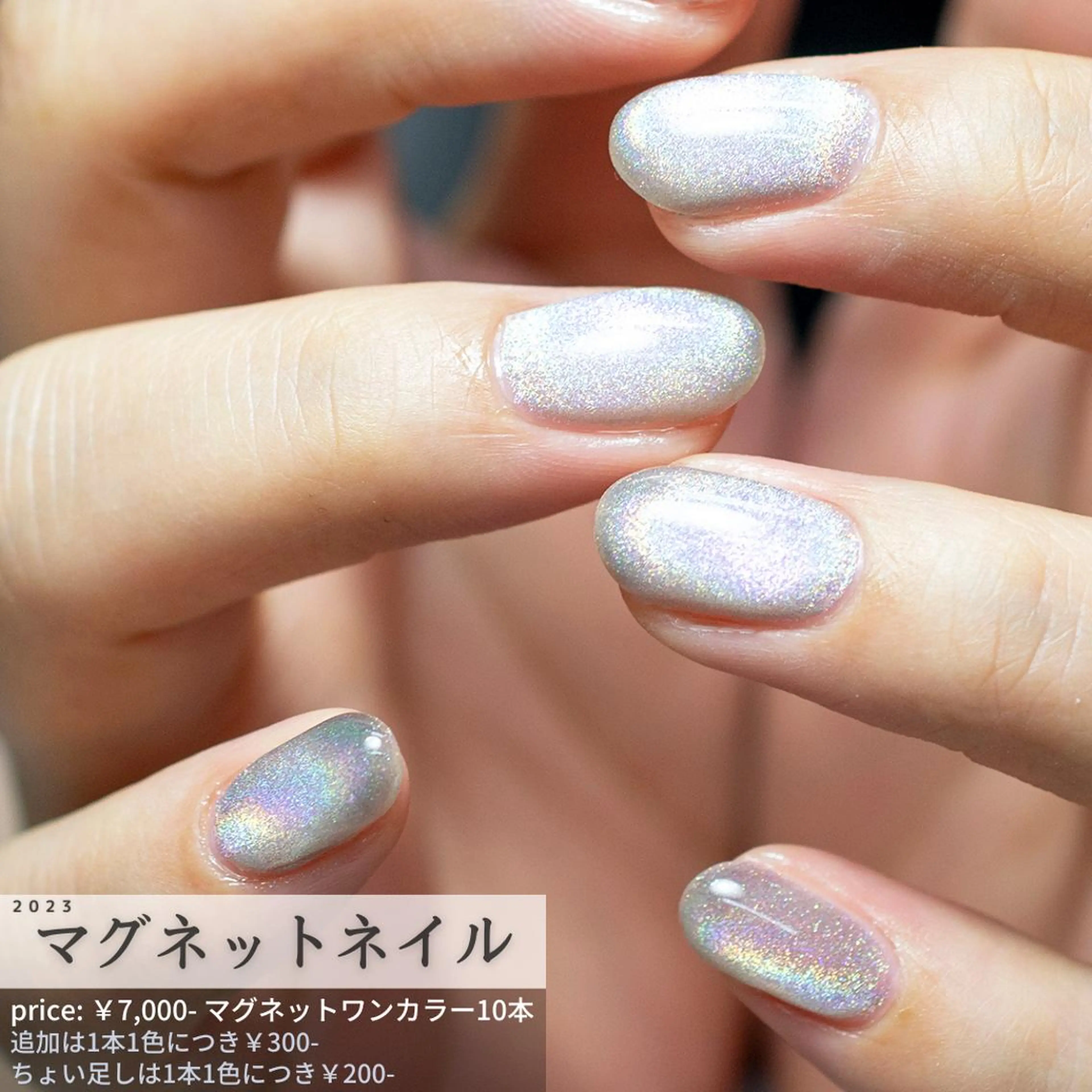 ネイル マグネットネイル マグネットワンカラー ワンカラーネイル とろけるリンパ 濃厚アロマのエステ・リラクイメージ