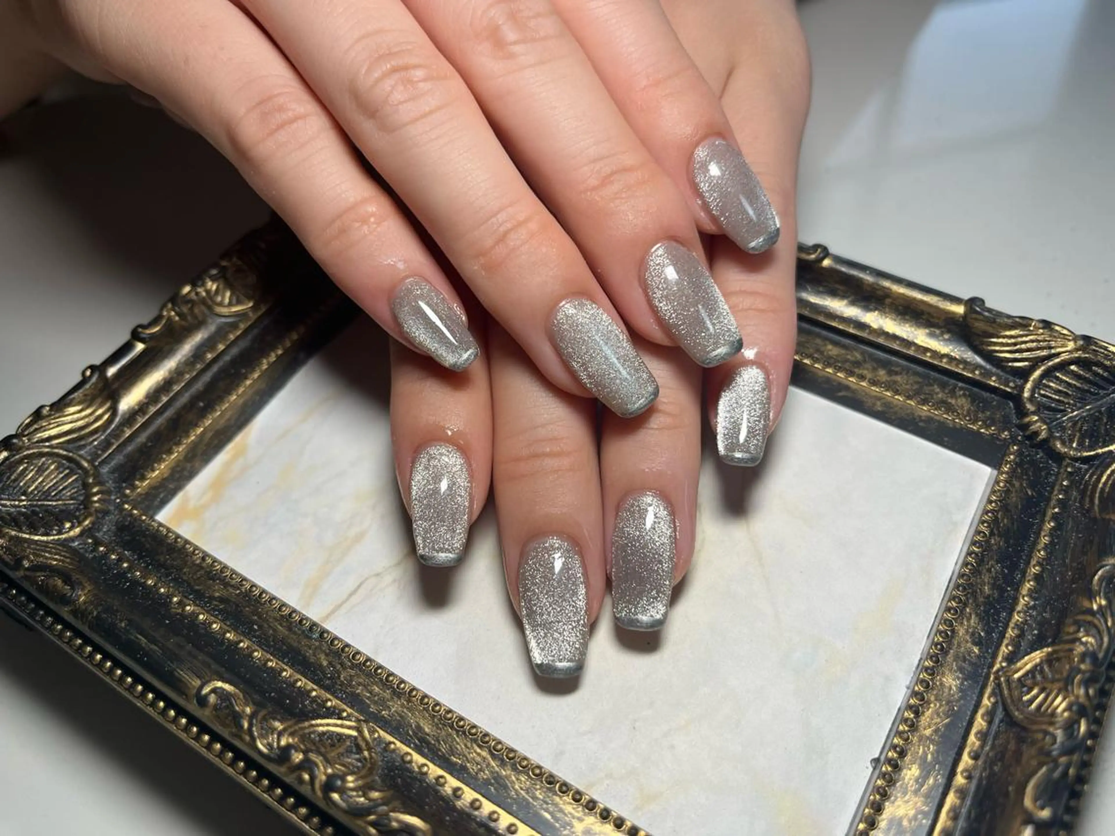 ネイル フレンチネイル マグネットネイル Nail salon Caco.のネイルデザイン