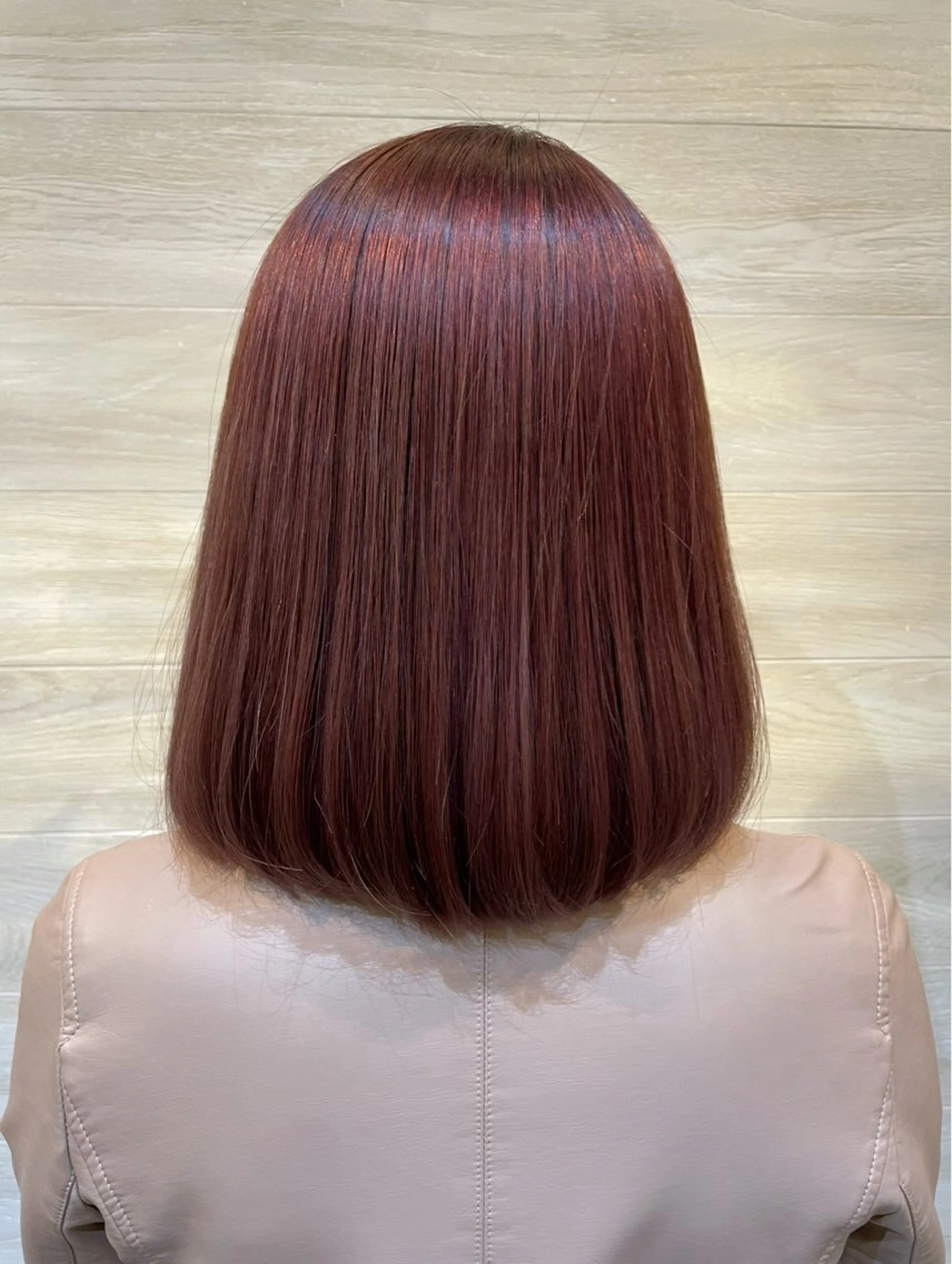 ミディアム ボブ 髪質改善 トリートメント 酸性ストレート 酸熱トリートメント カット ヘアカラー トリートメント ヘアセット 野村直希 NAOKIのヘアスタイル