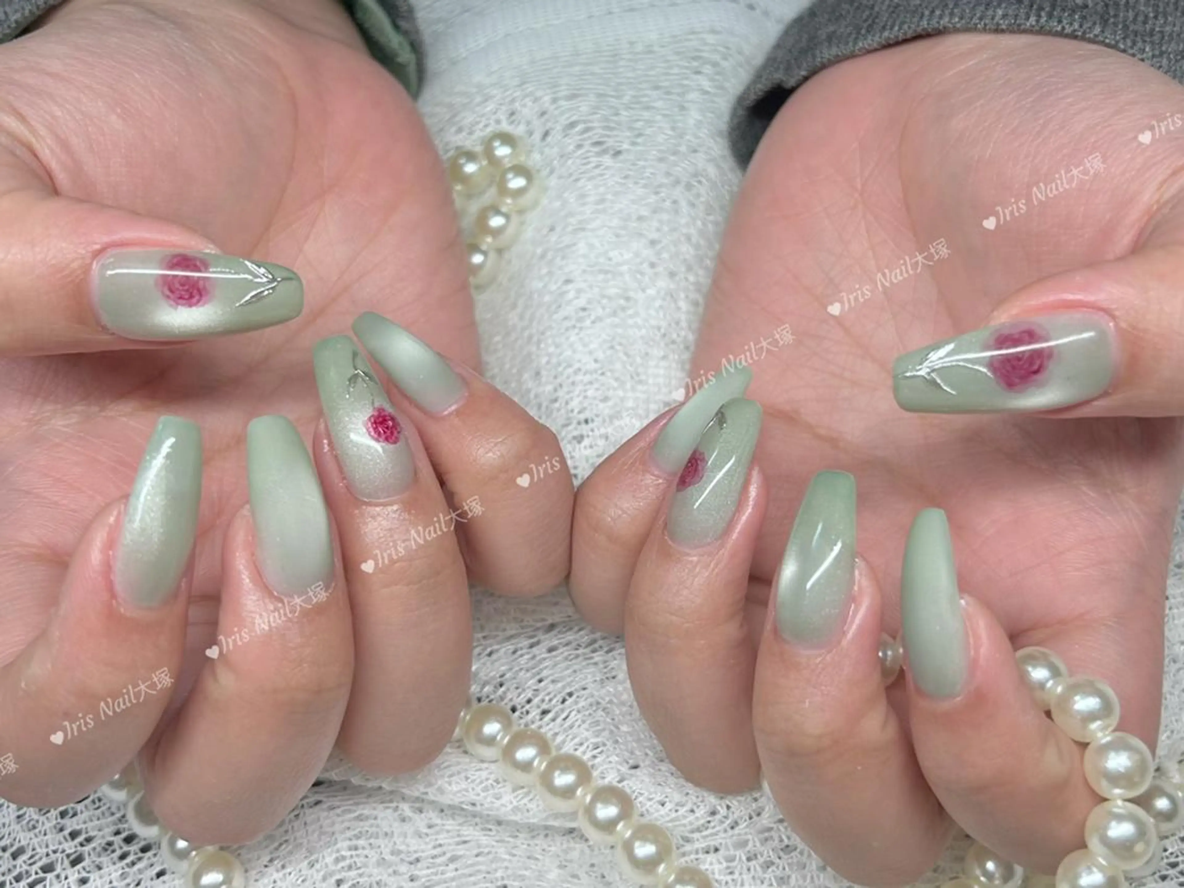 ネイル ハンドネイル ハンドケア 🍒IRIS Nail🌸のネイルデザイン