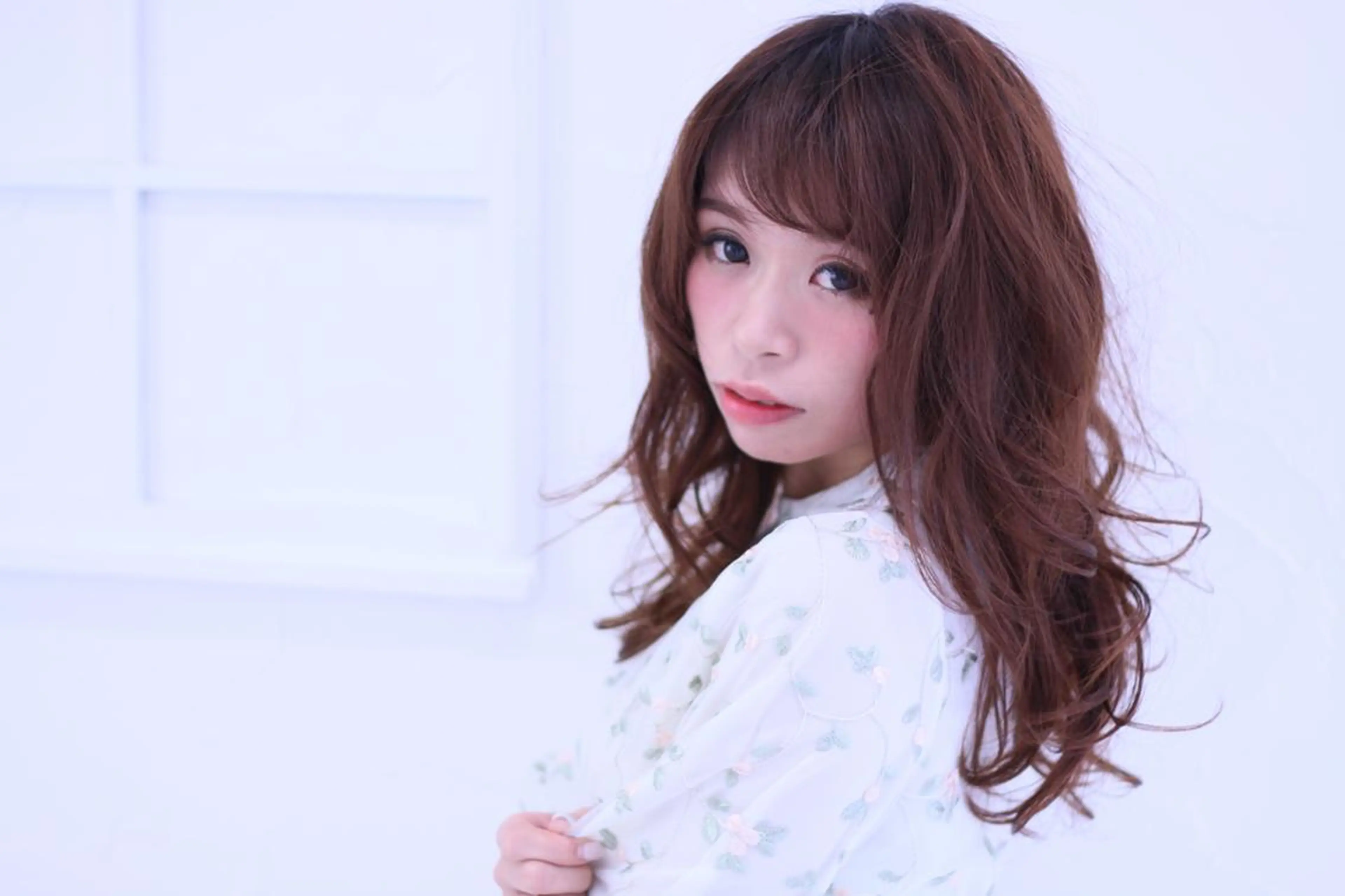 ロング アッシュ cecilhair 福岡天神店のヘアスタイル