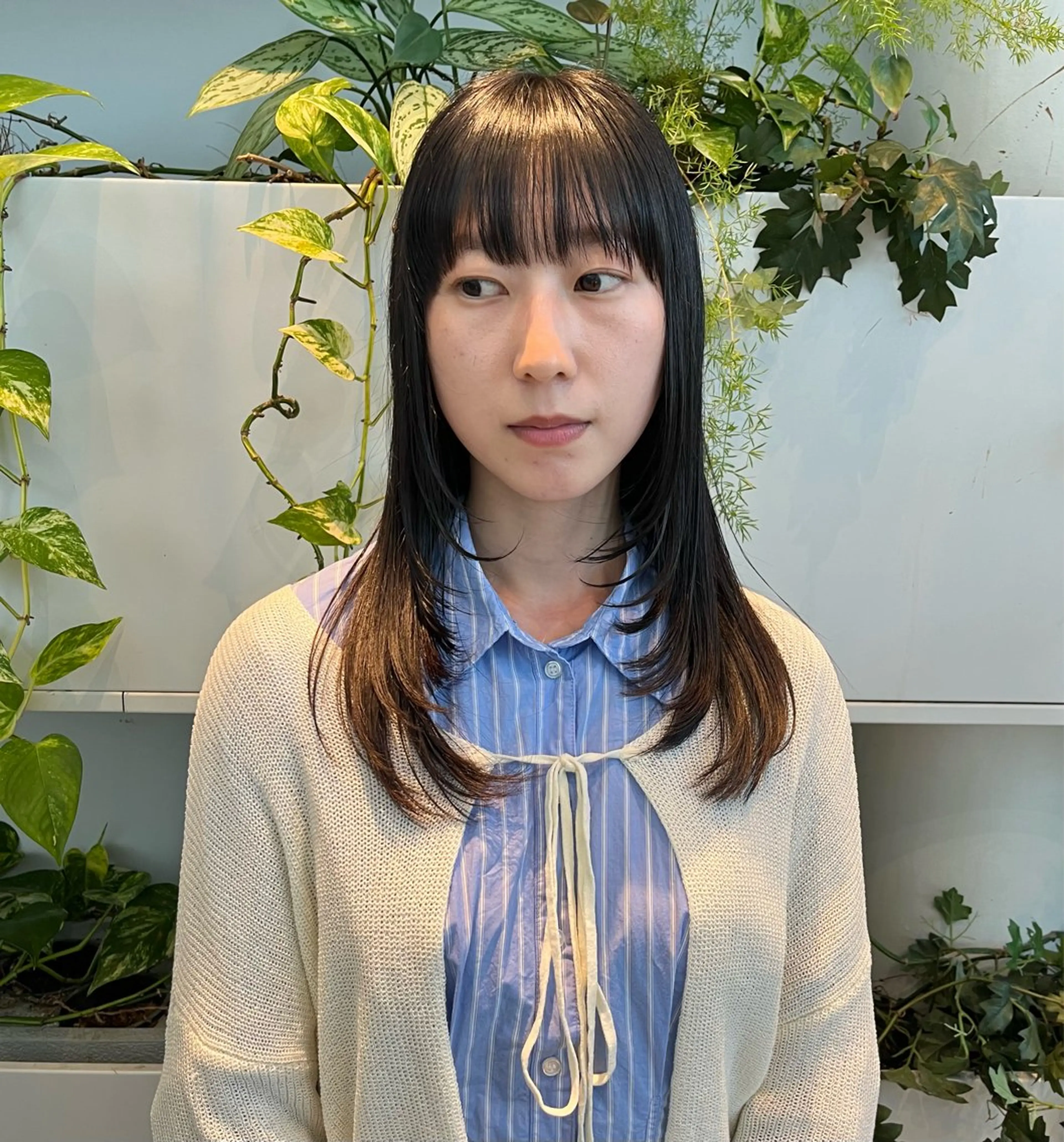 ロング つぼみ/パーマ ／レイヤー／ボブのヘアスタイル