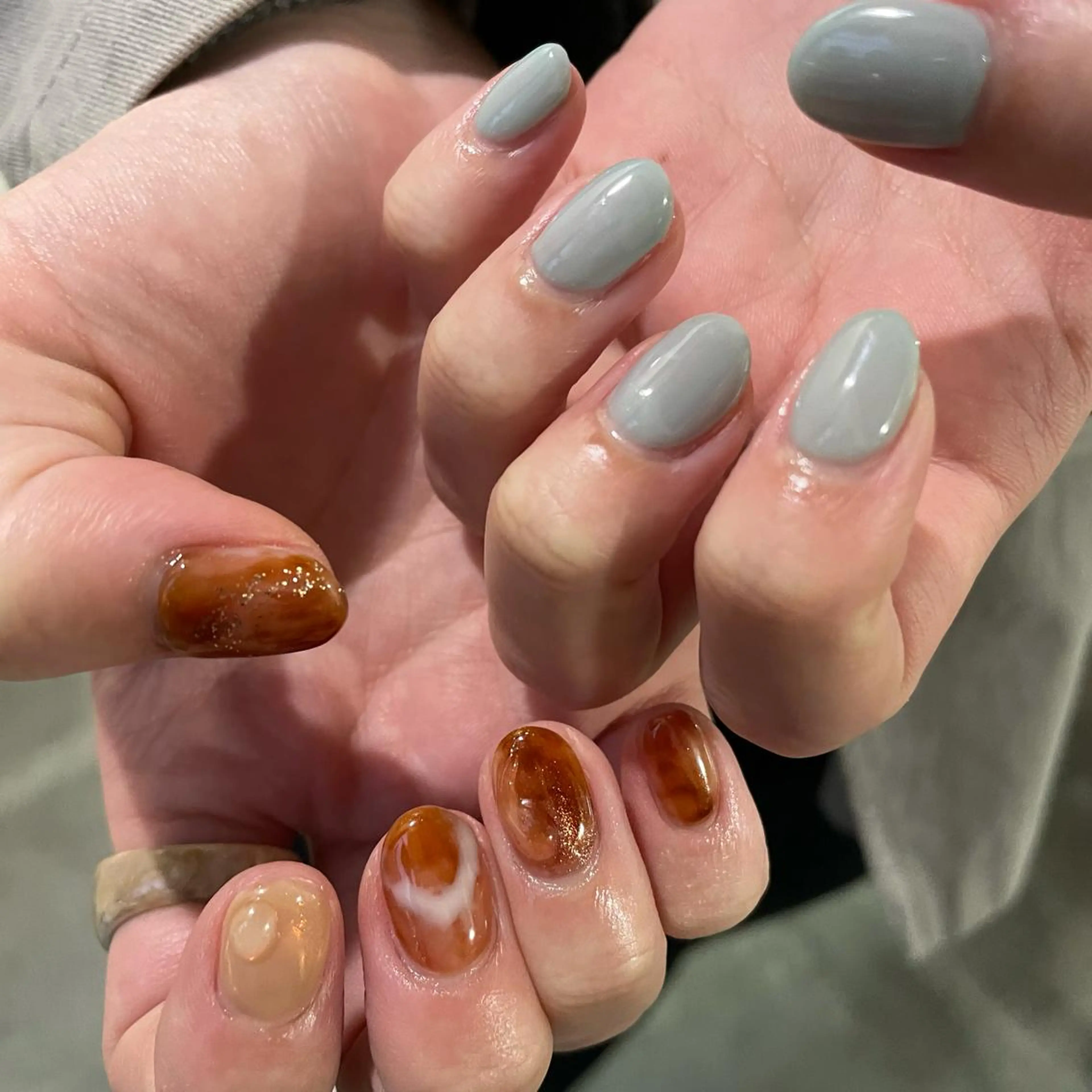 ネイル シンプルネイル SOL　nail イマナカのネイルデザイン