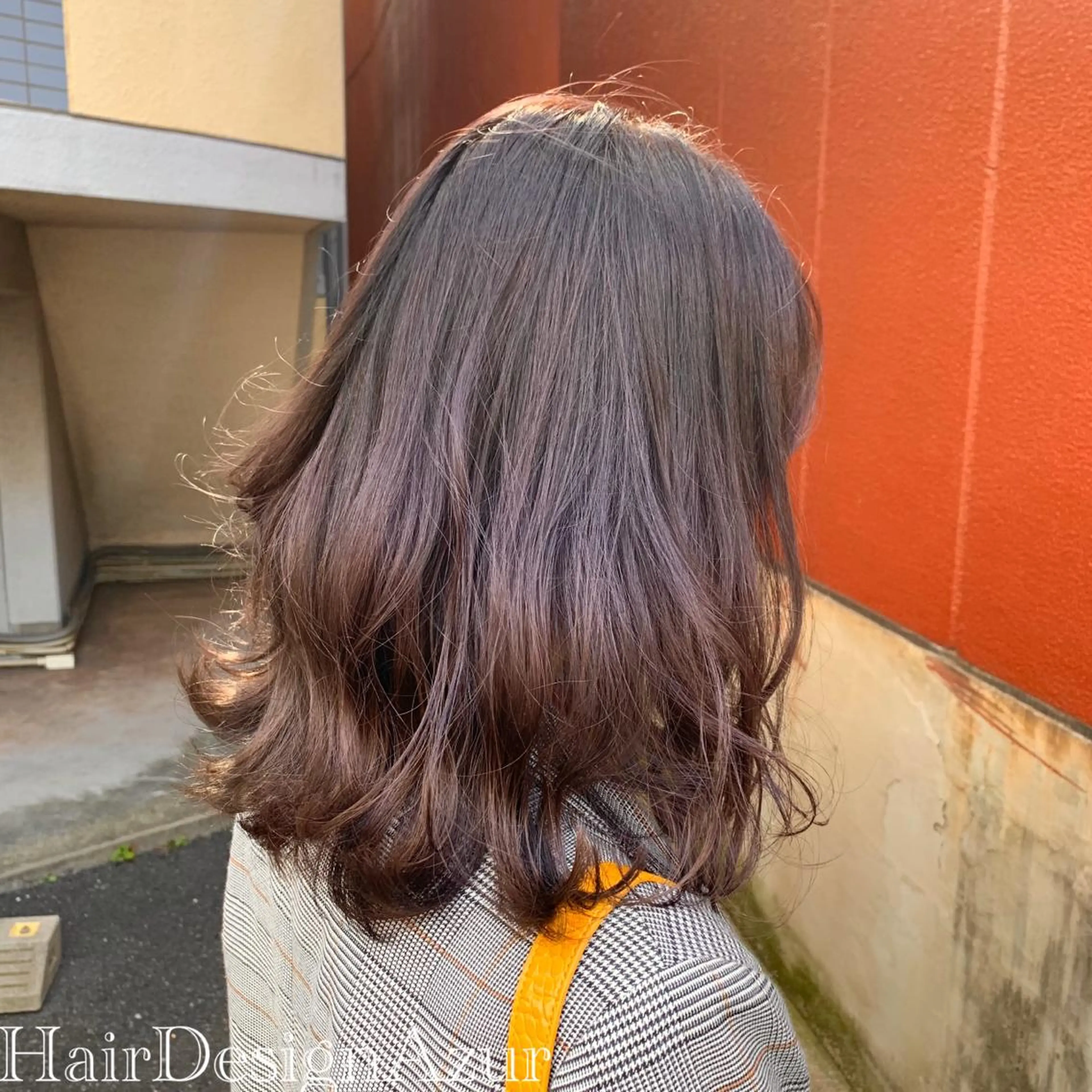 セミロング カラー HairDesign Azurのヘアスタイル