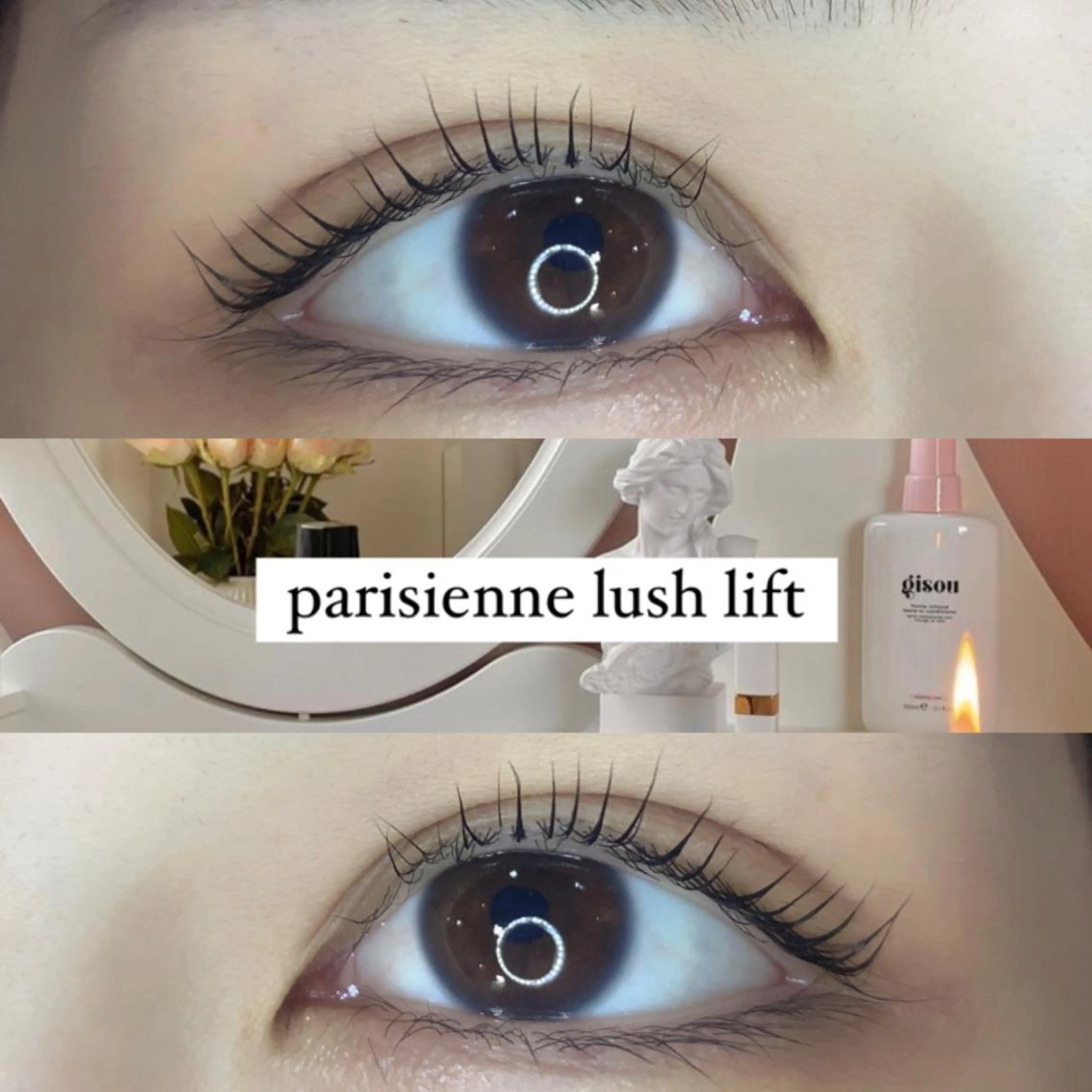 マツエク・マツパ パリジェンヌラッシュリフト miiia lashのマツエク・マツパデザイン