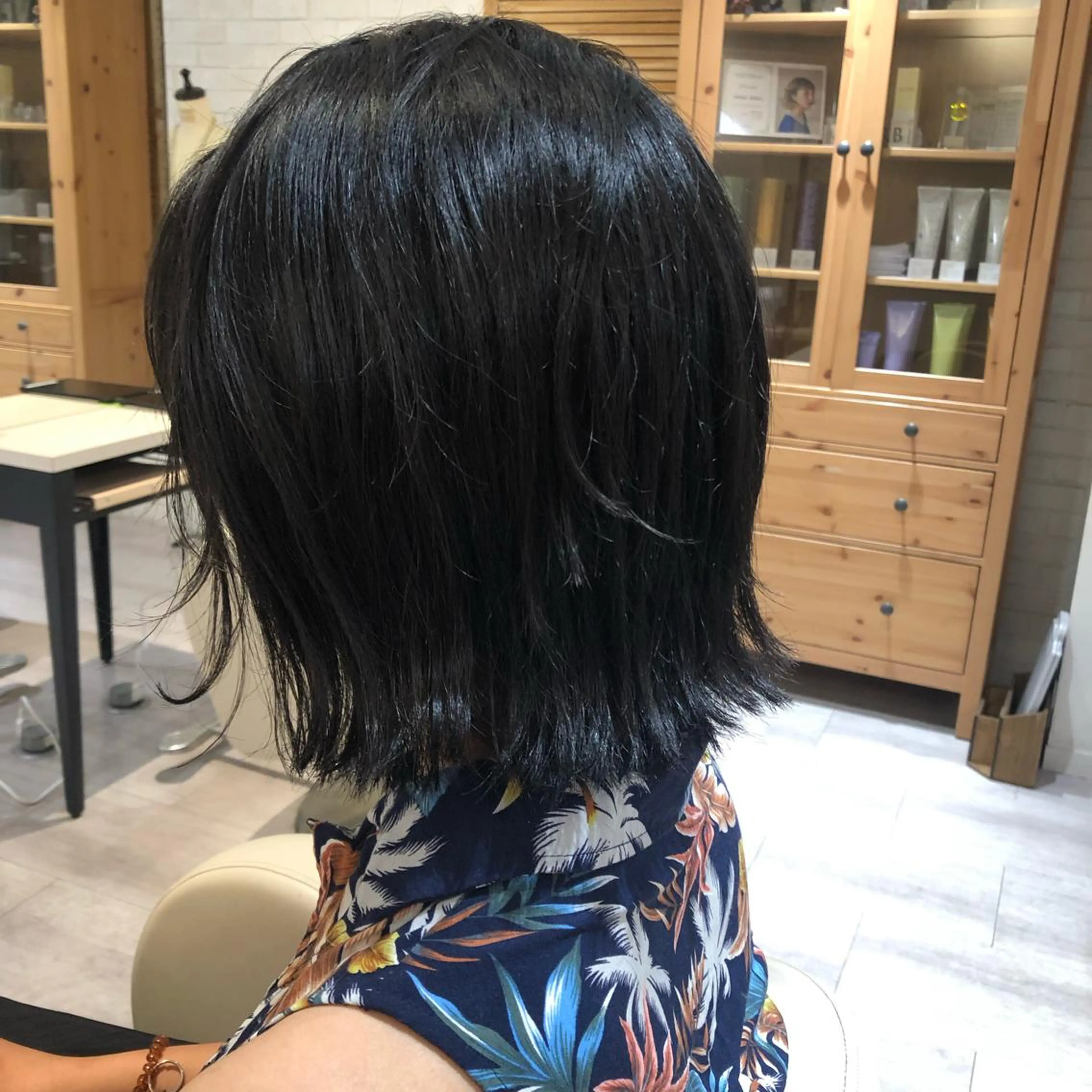 ミディアム カラー 金子 富士のヘアスタイル