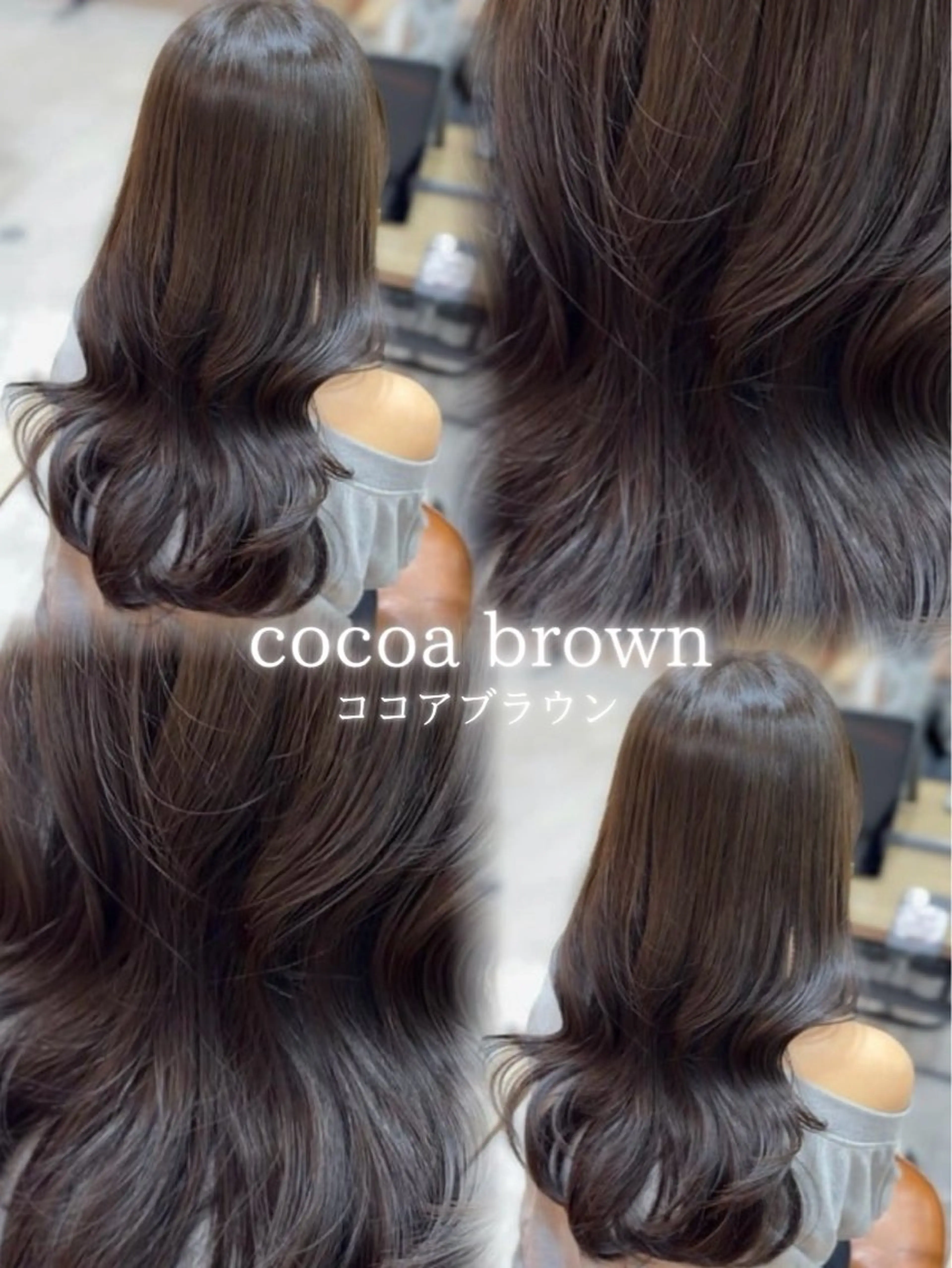ロング カラー カット ヘアカラー トリートメント honoka/レイヤ ー/艶感カラー/韓国のヘアスタイル