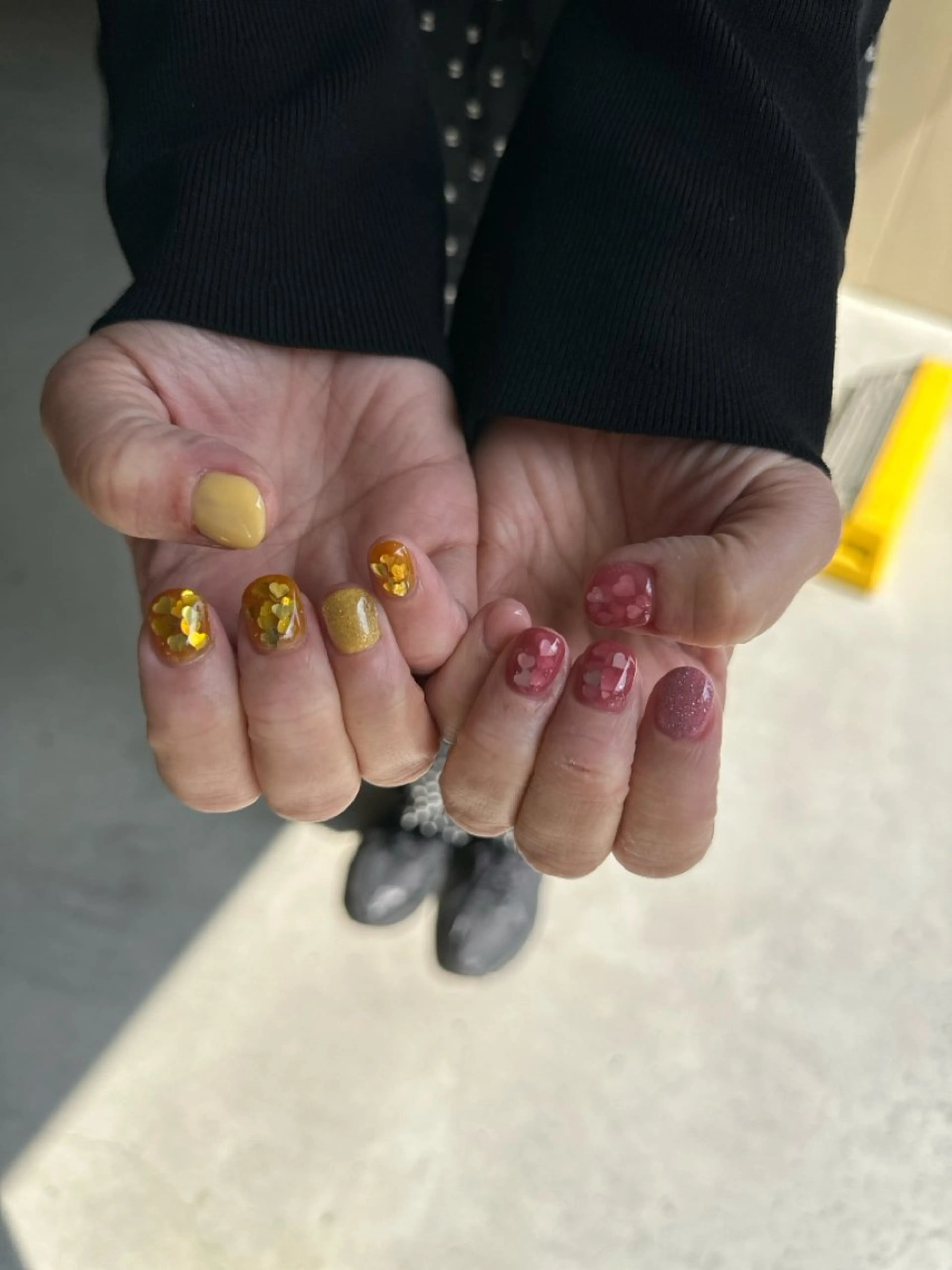 ネイル ハート nailsalon ∞ ﾐｶﾅﾙ ∞のネイルデザイン