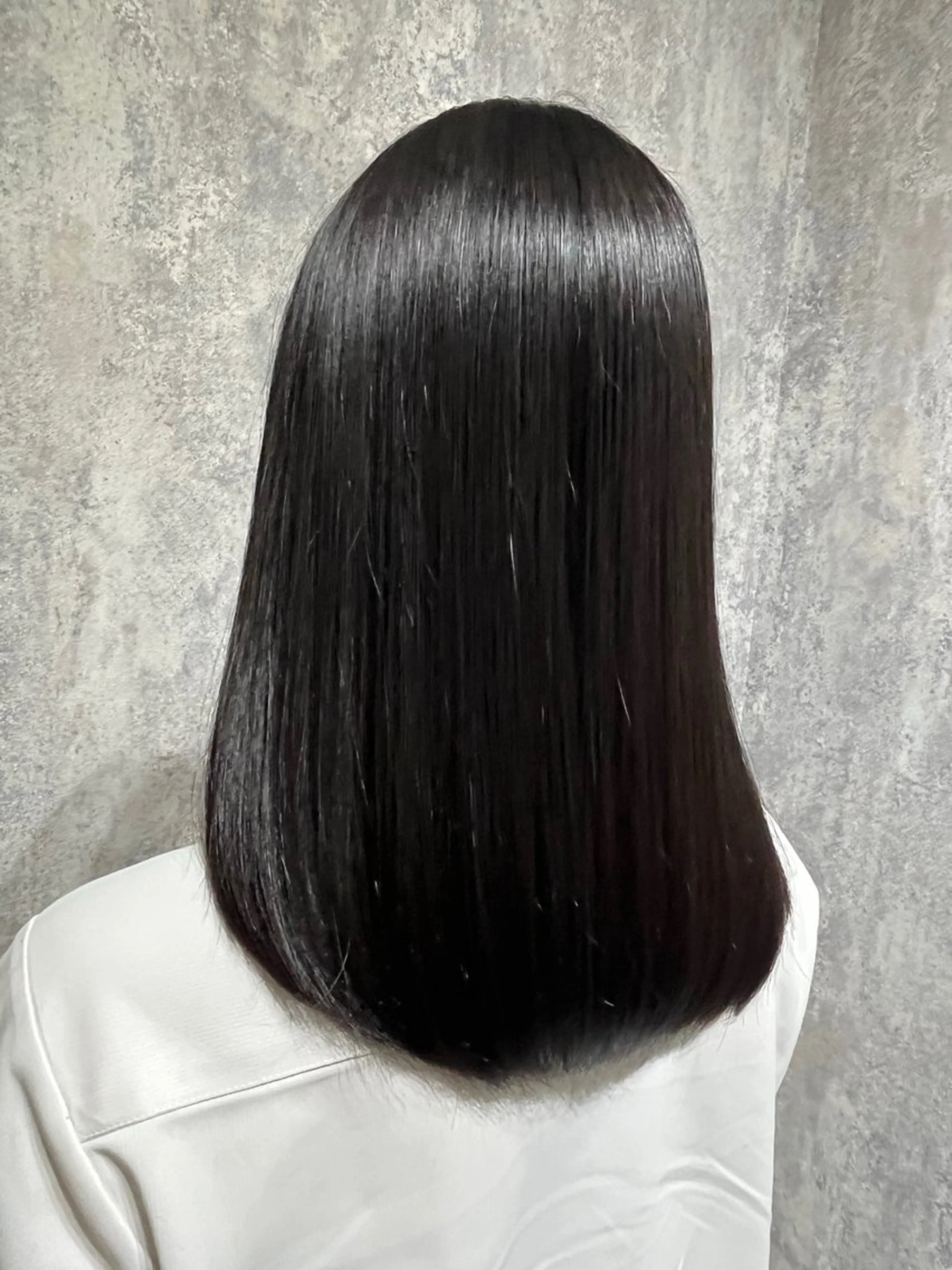 セミロング 似合わせカット ヘアカラー トリートメント nao🎀zina 透明感/艶髪のヘアスタイル