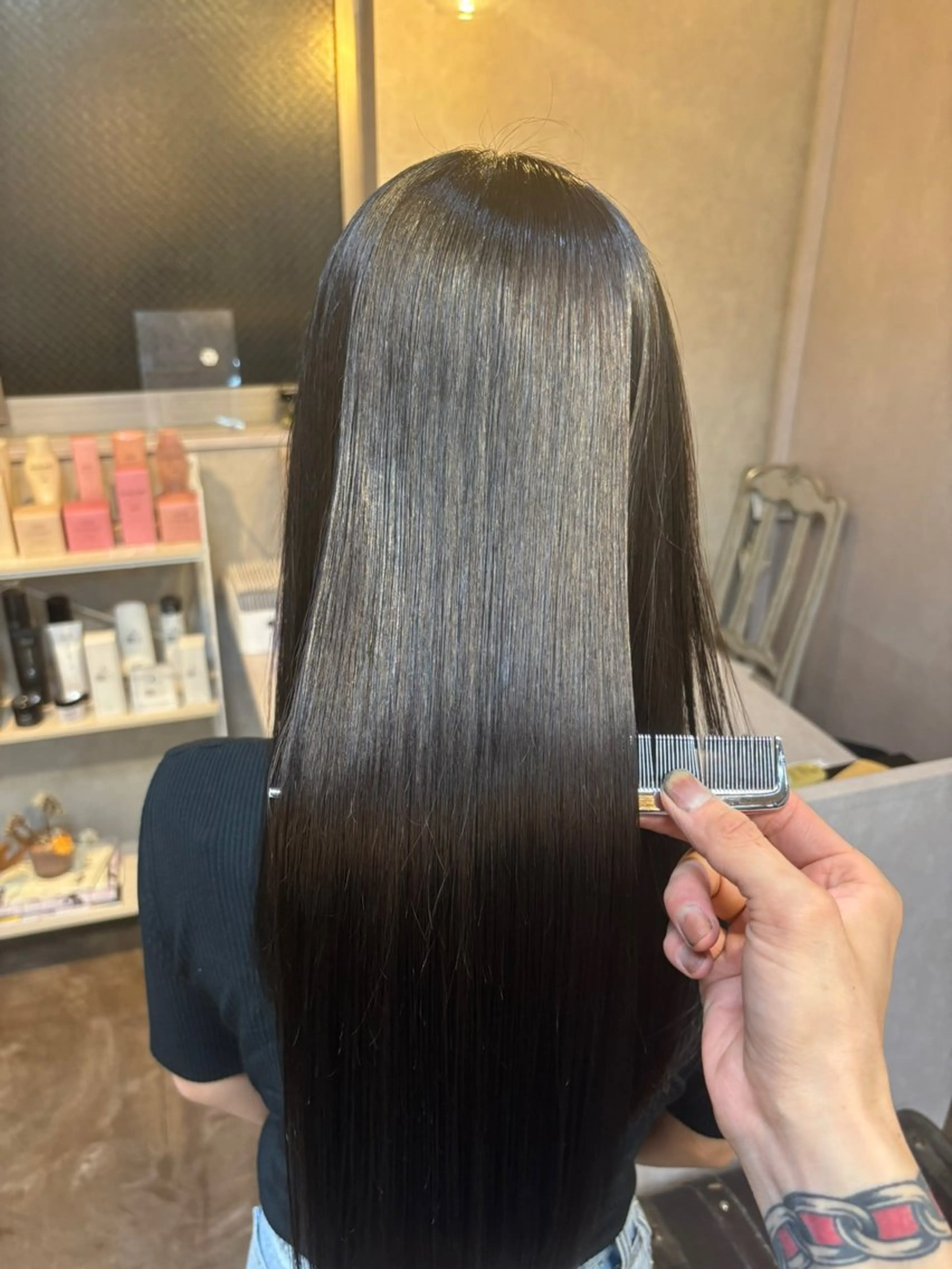 ミディアム 髪質改善 トリートメント トリートメント ar clip所属・表参道/透明感カラー /髪質改善/駿太のヘアスタイル