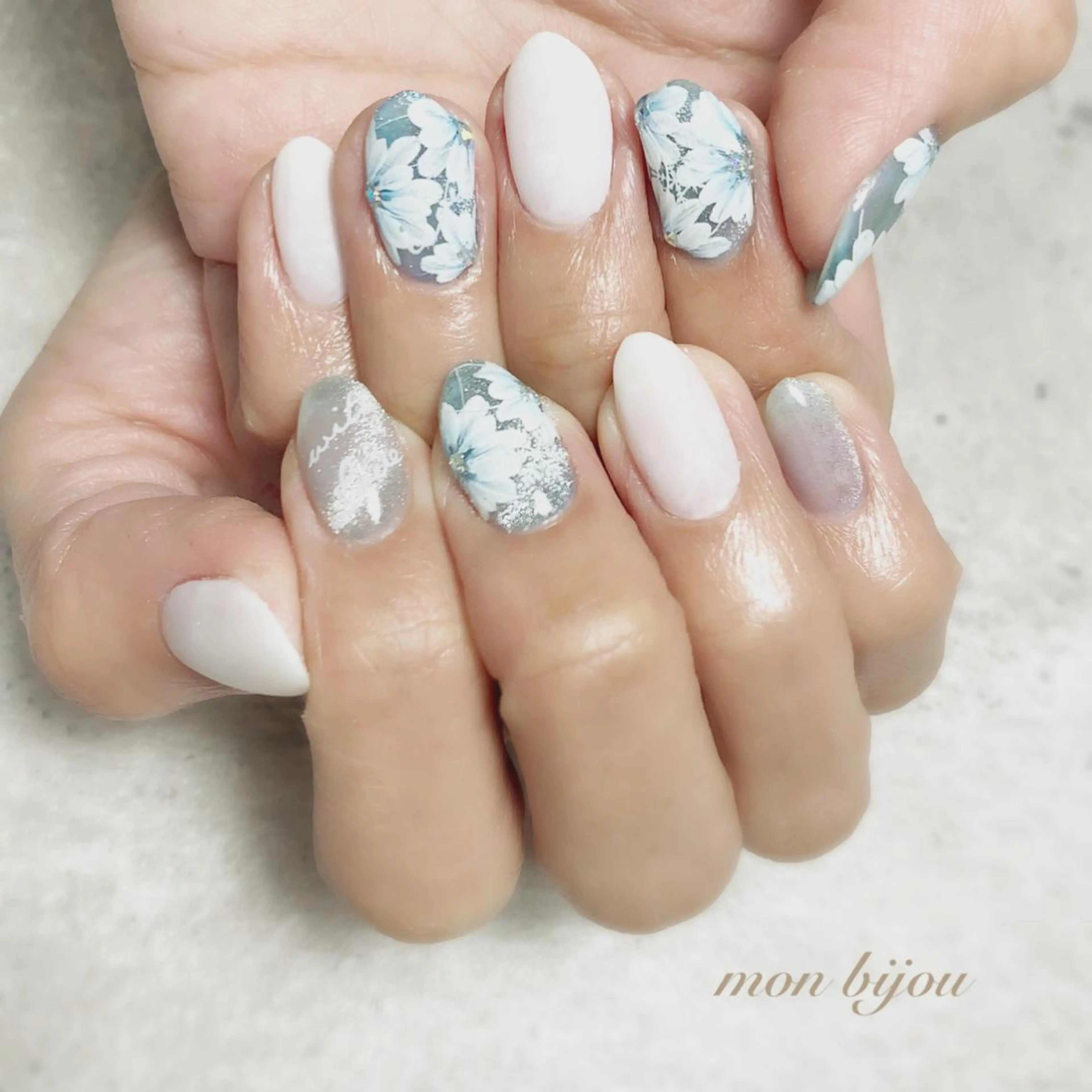 ネイル ハンドネイル ハンドケア mon bijou 坪井のネイルデザイン