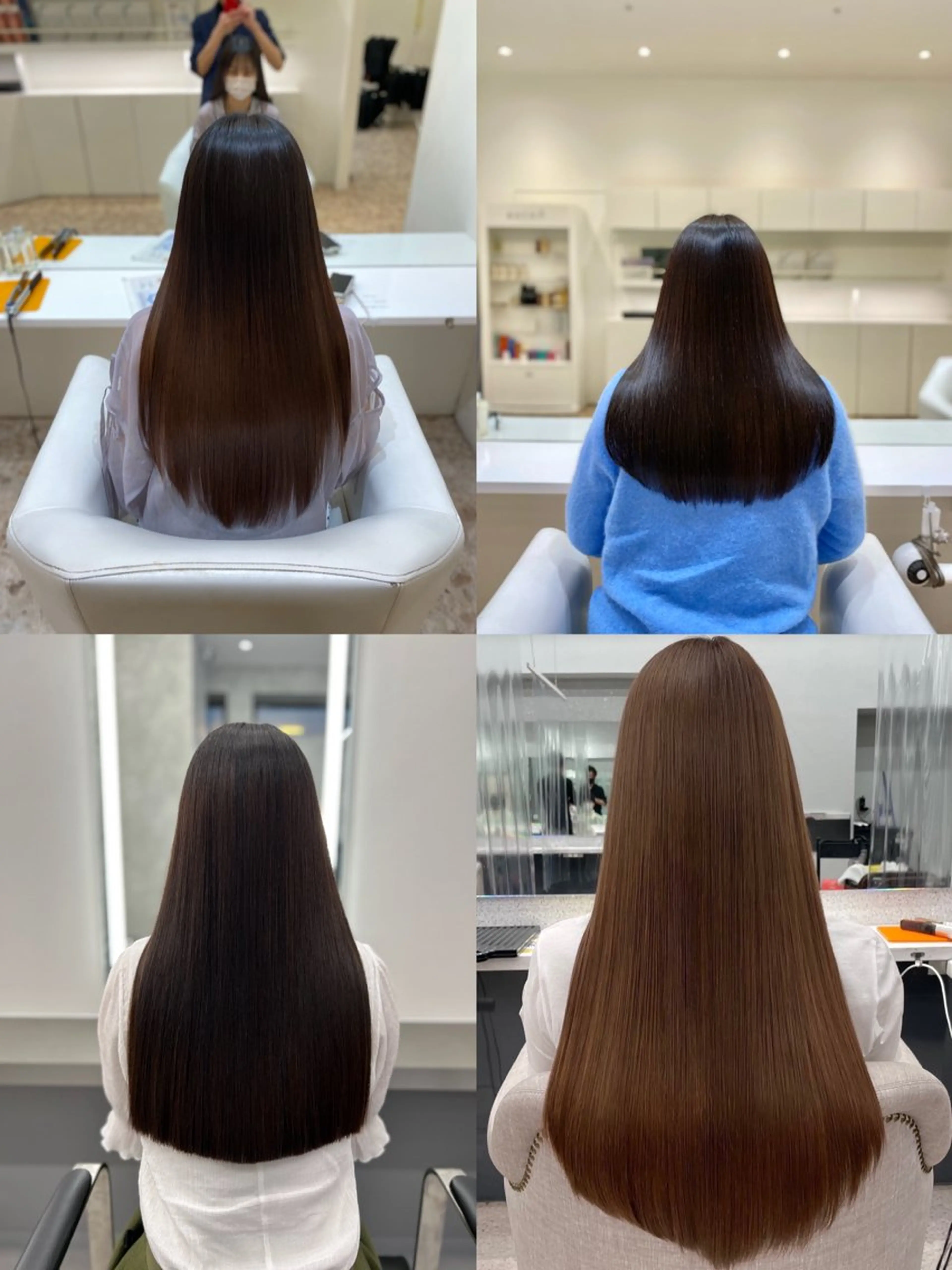 ロング カラー レイヤー/艶カラー /韓国ヘア/高松のヘアスタイル