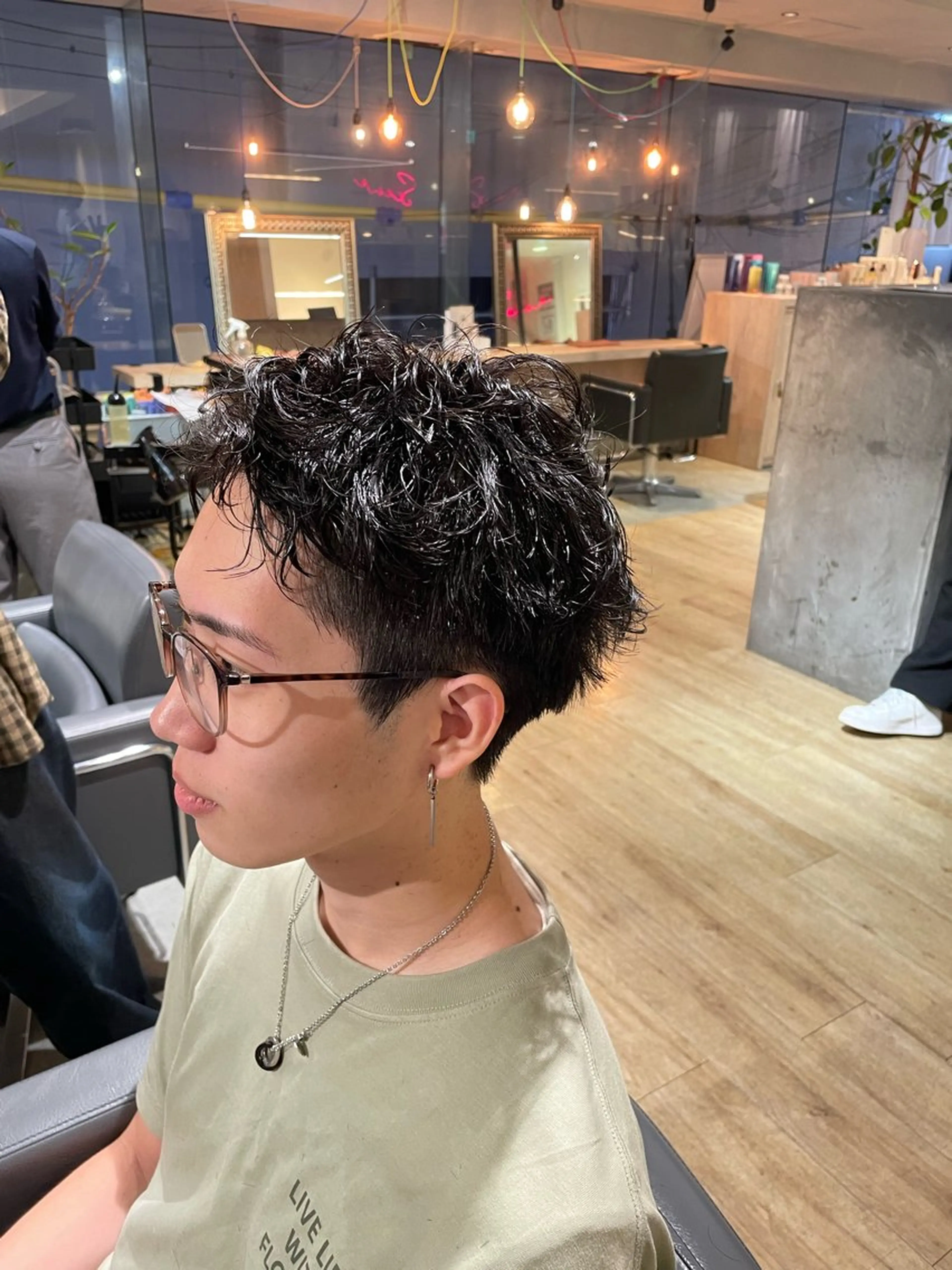 パーマ メンズパーマ梅田 ・川副史晶のヘアスタイル