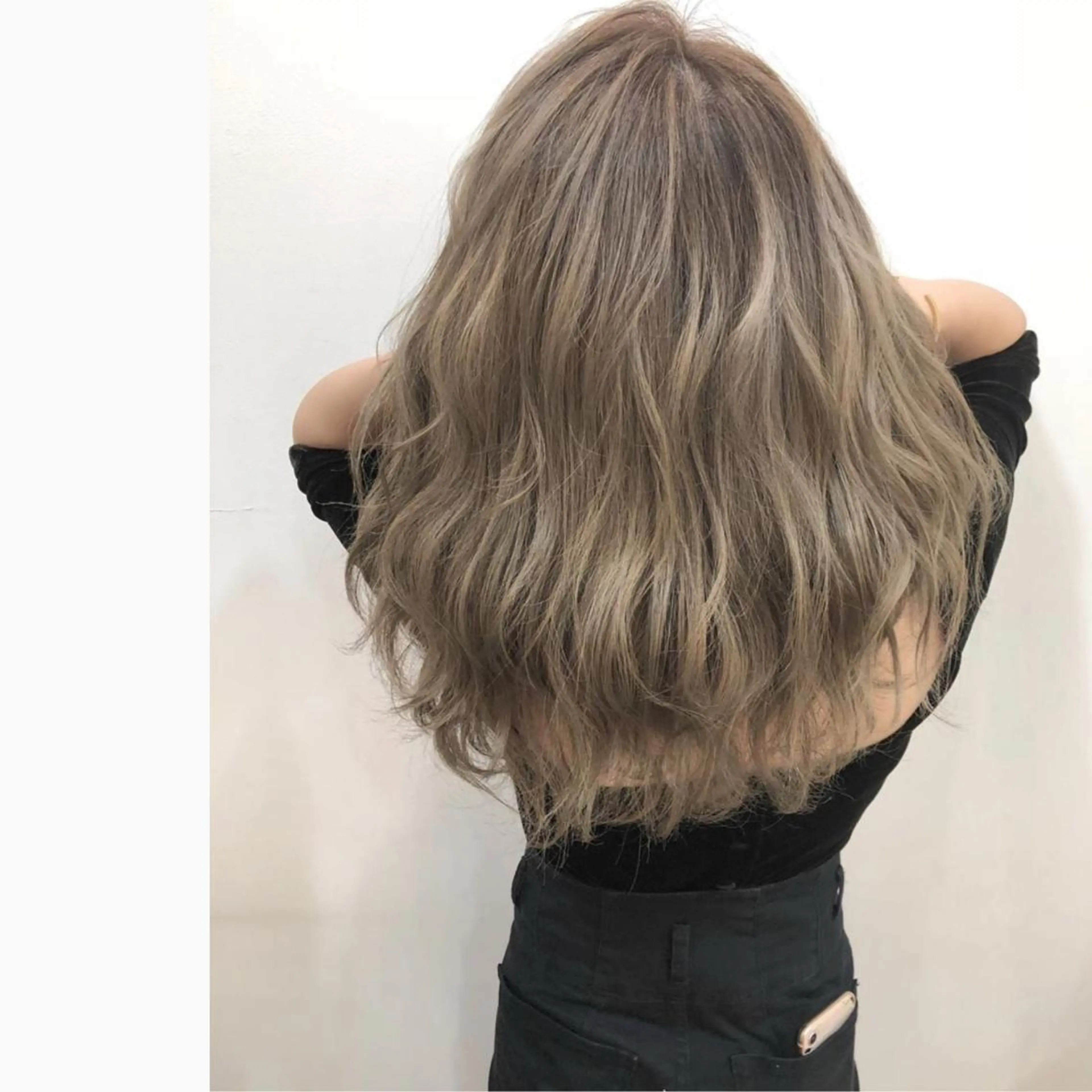 ロング カラー パーマ ヘアアレンジ 🐶 アヤカのヘアスタイル