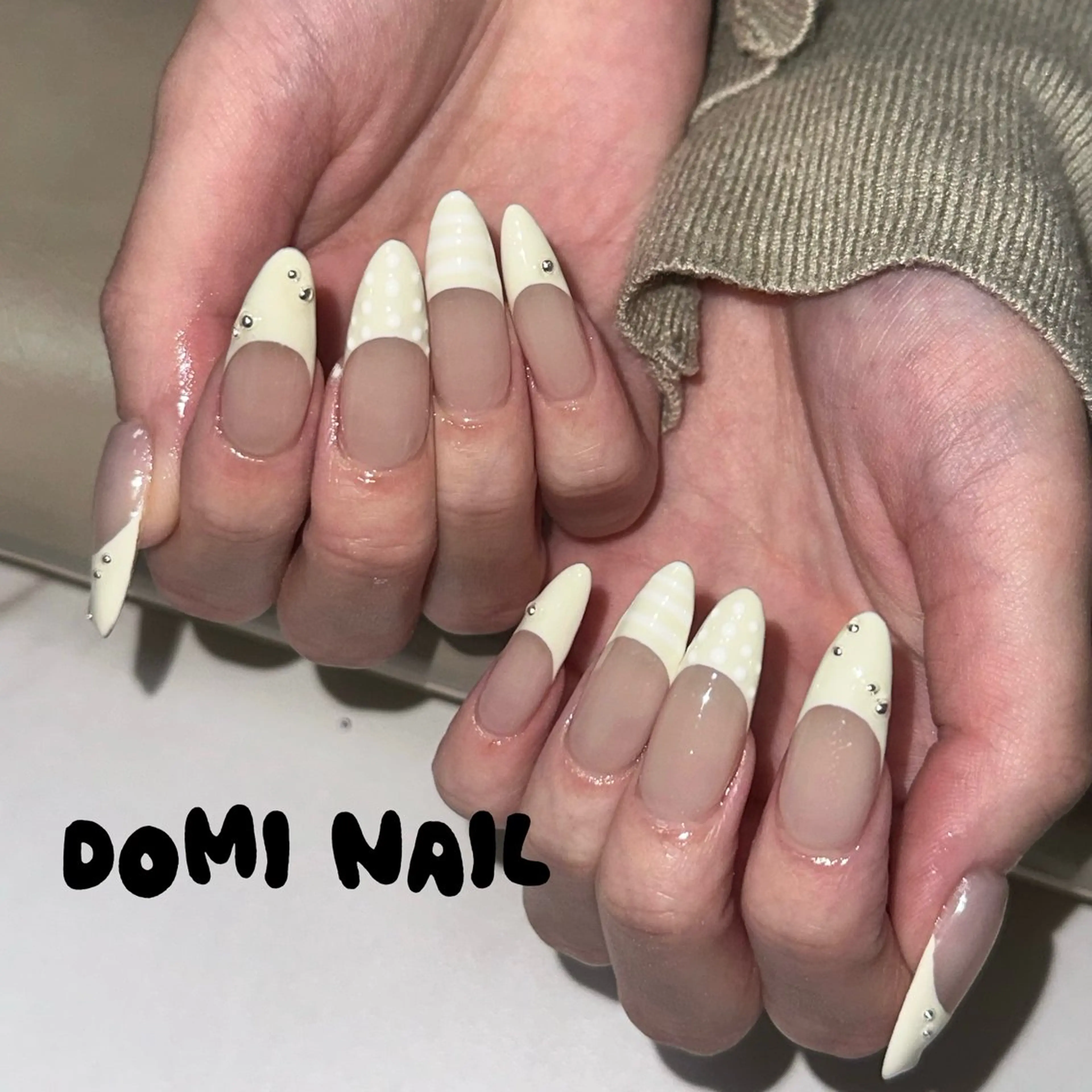 ネイル 持ち込み ネイルチップ ハンドネイル 渋谷 Domi Nailのネイルデザイン