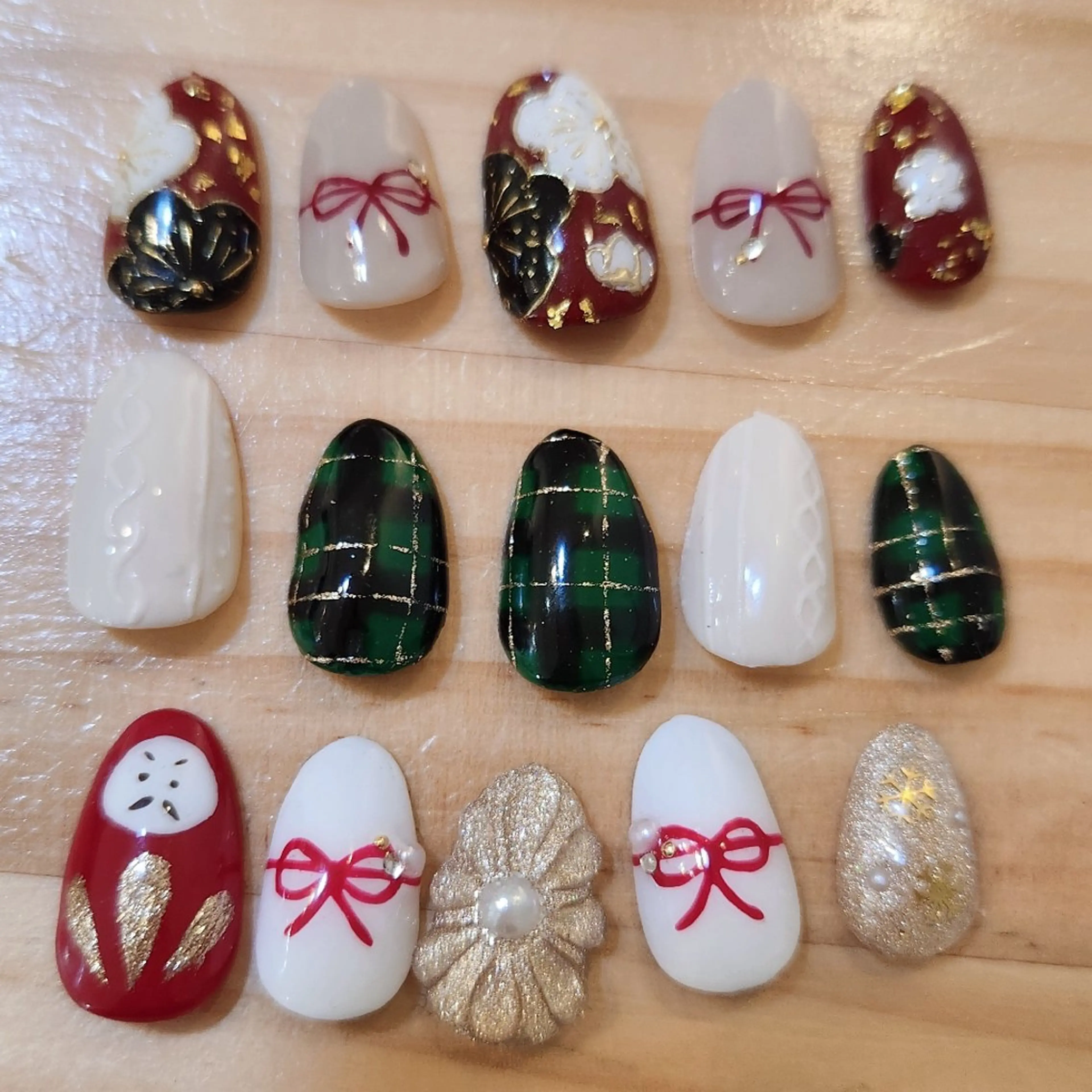 ネイル 持ち込み 冬ネイル Bianca名駅店 あゆのネイルデザイン