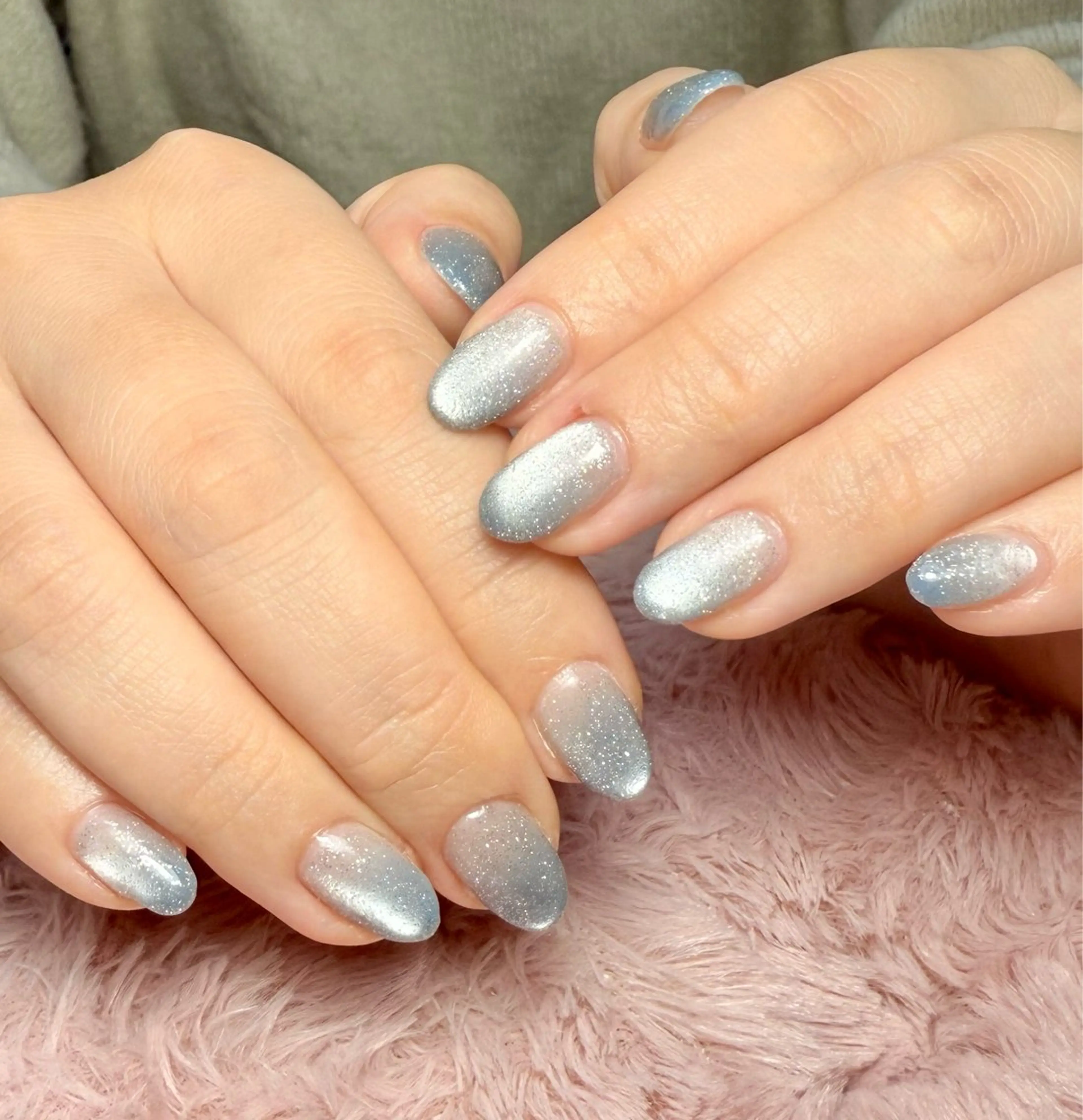 ネイル アートネイル チークネイル フラッシュネイル フラッシュマグ フレンチネイル Mai’s nailのネイルデザイン