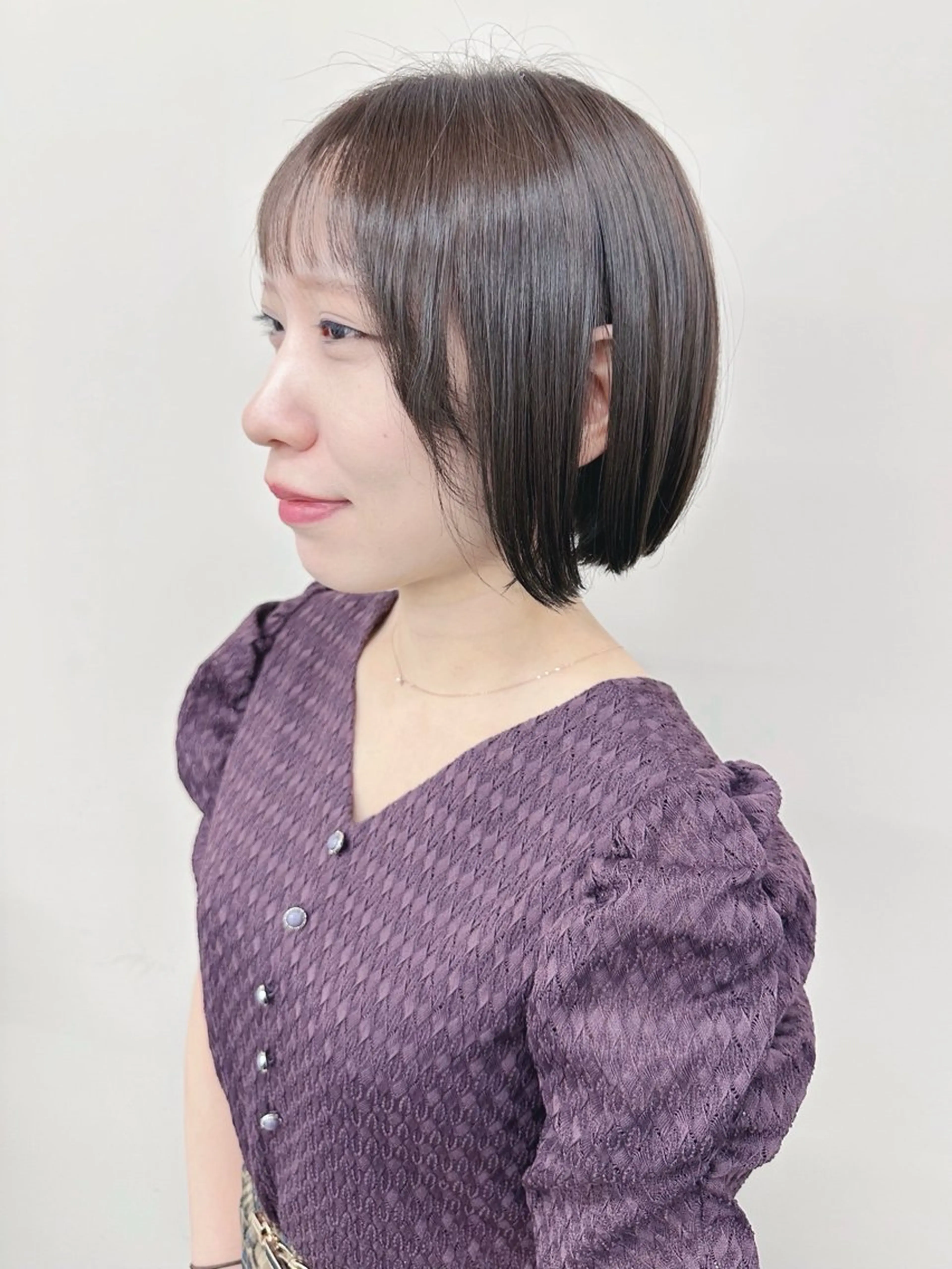 ショート カット ボブ/ゆるふわ ボブパーマ/とういのヘアスタイル