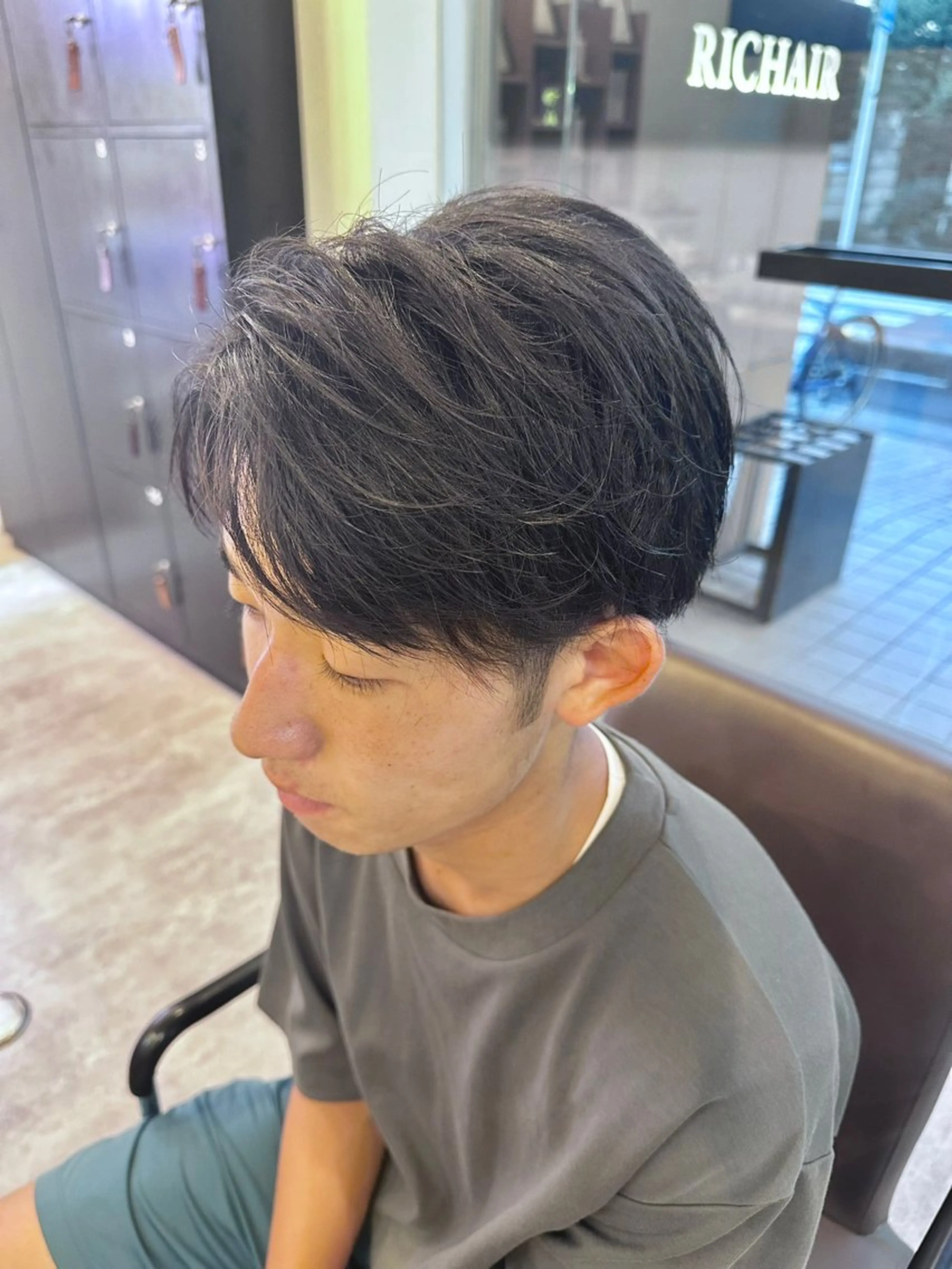 ショート メンズ RICHAIR 長嶺旬佑のヘアスタイル