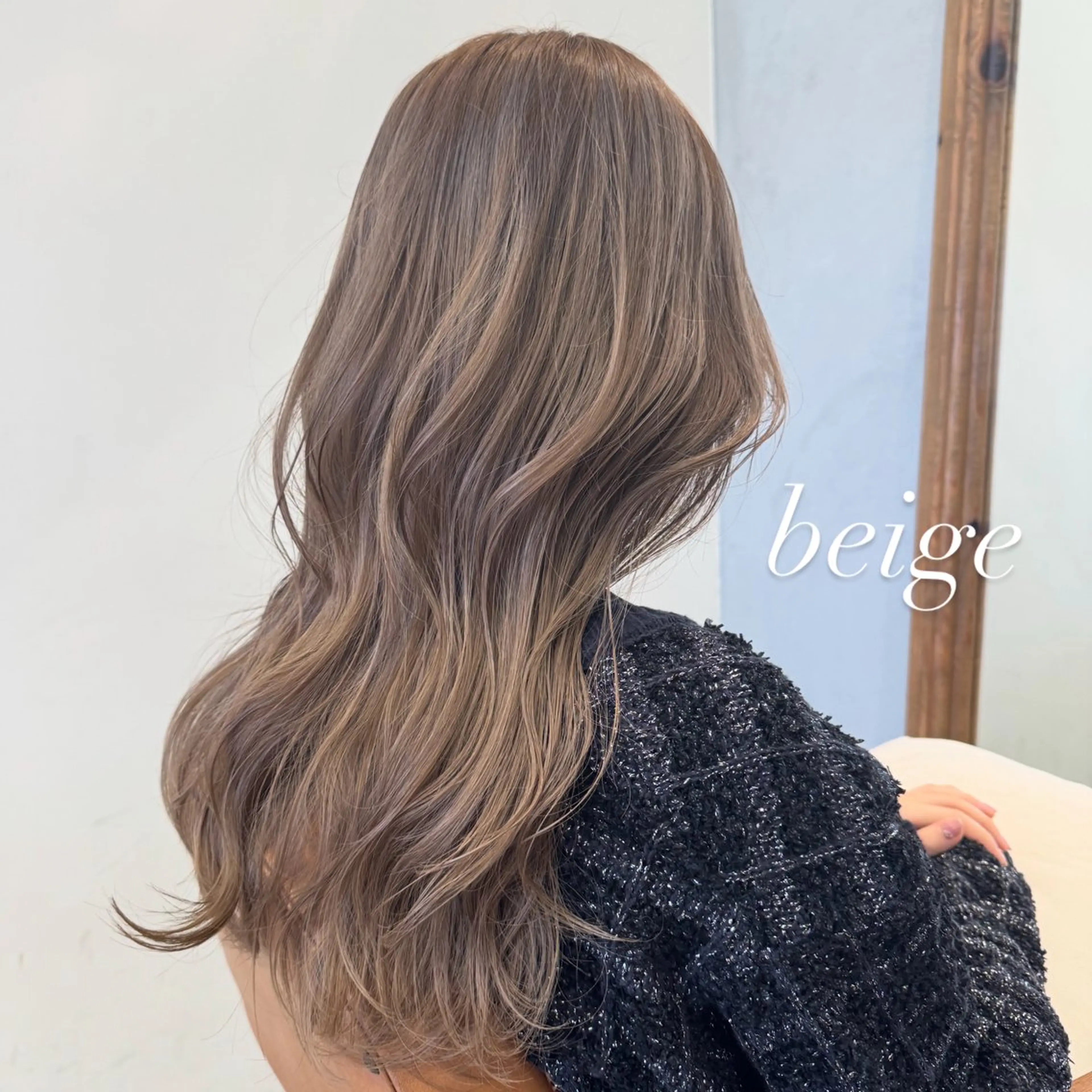 ロング カラー 透明感カラー ハイトーンカラー カット ヘアカラー オスズ 🎀´-のヘアスタイル