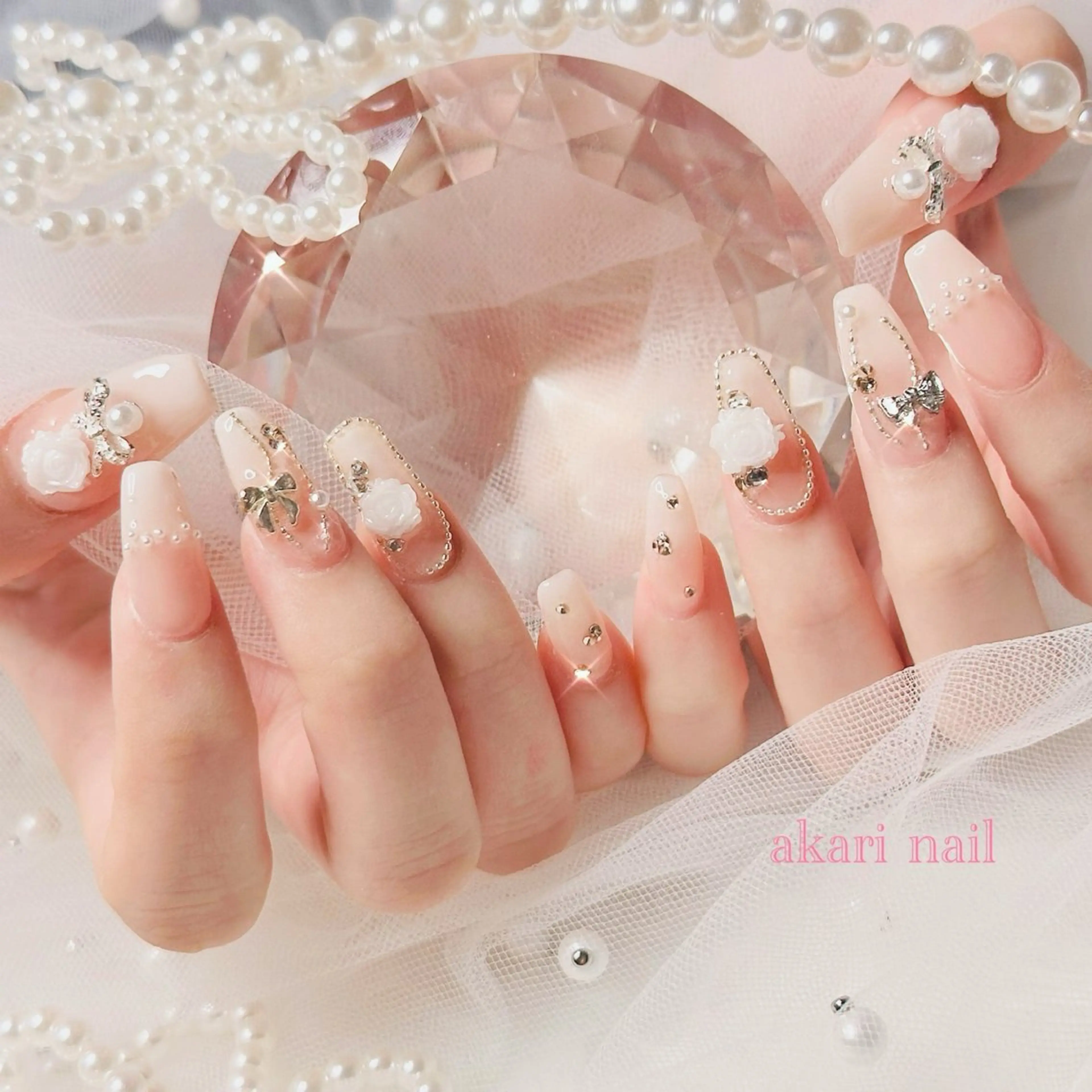 ネイル ハンドネイル AKARI nail💅のネイルデザイン