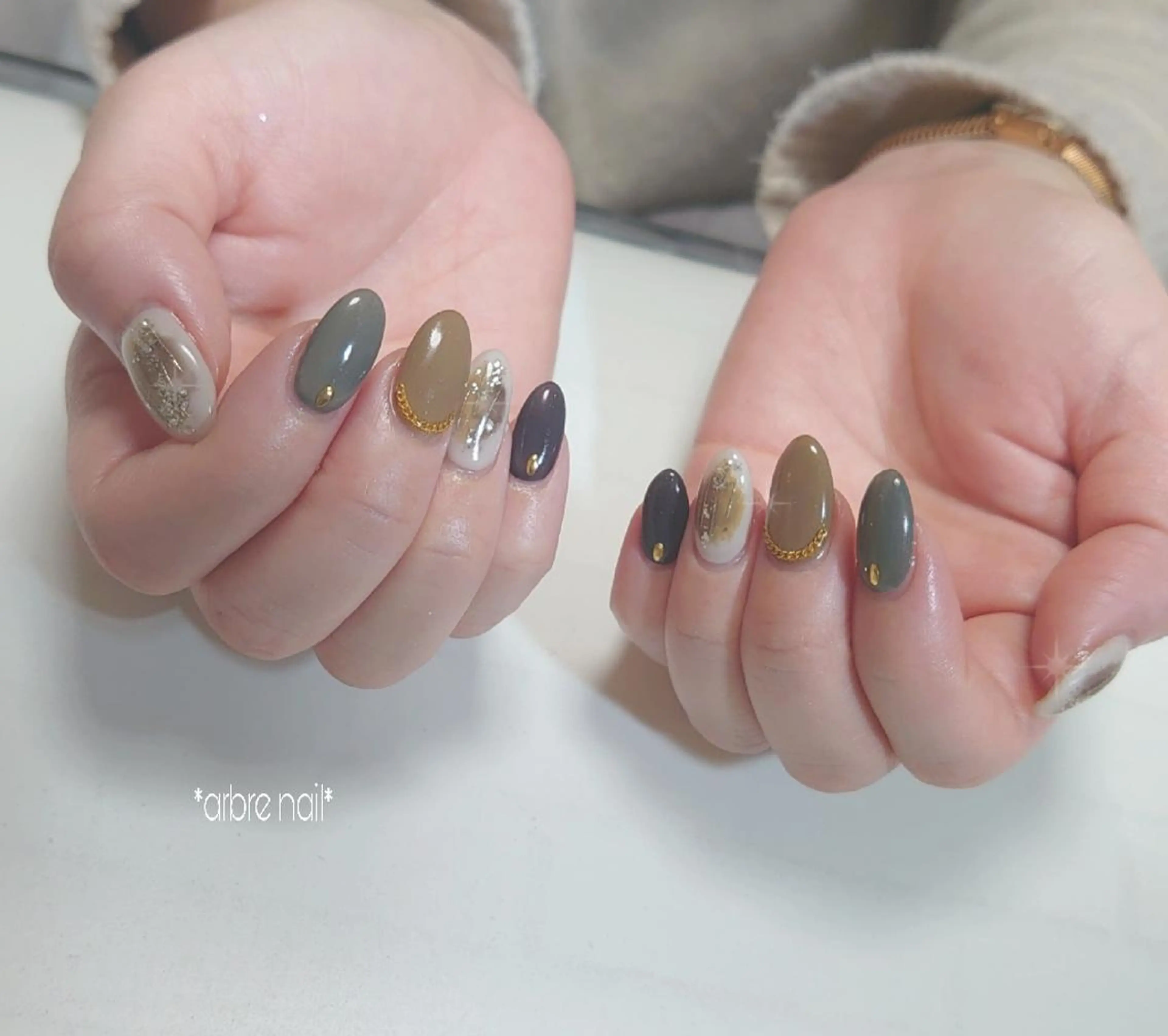 ネイル ✯.。 arbre nail 。✯.のネイルデザイン