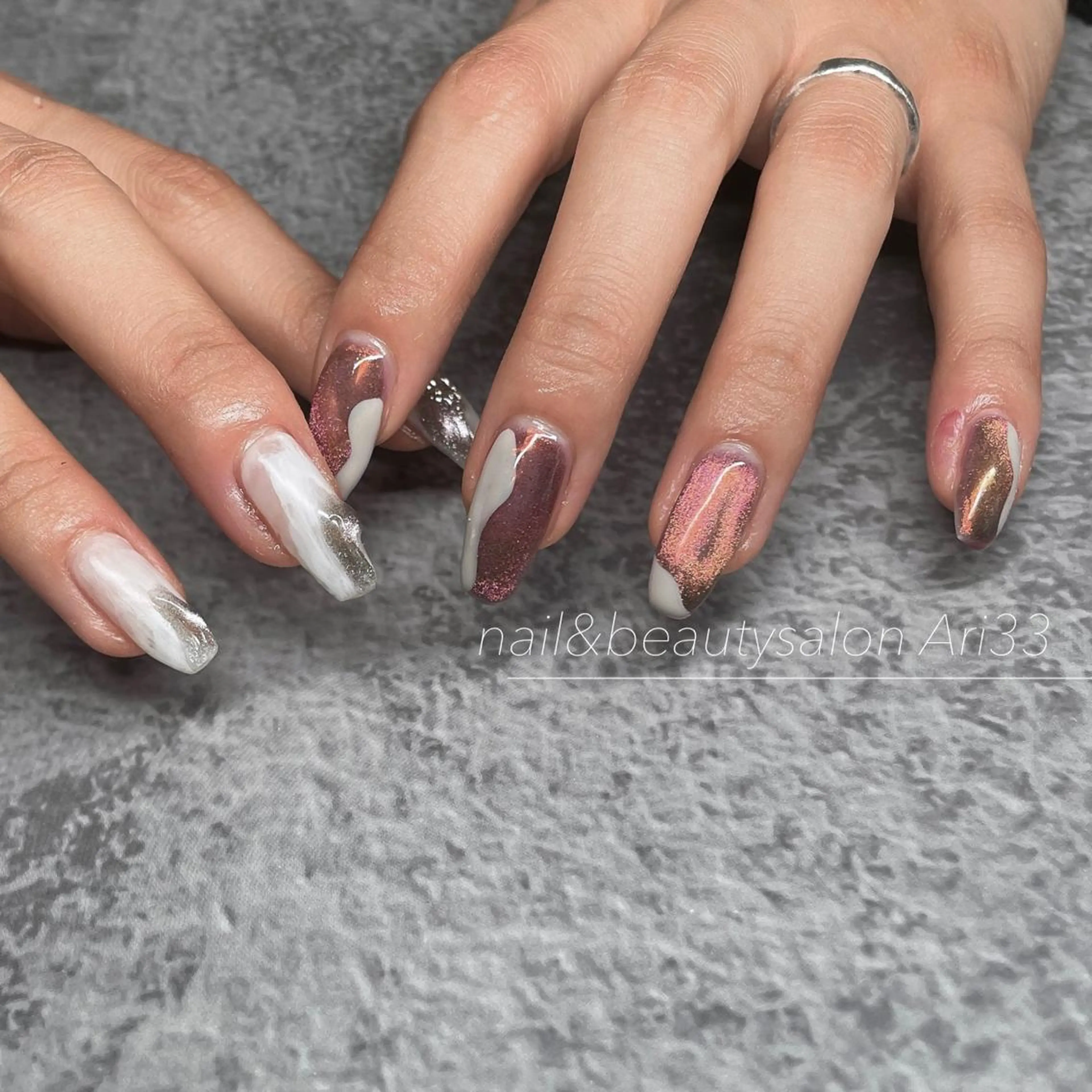 ネイル ハンドネイル プライベートサロン Ari33nailのネイルデザイン