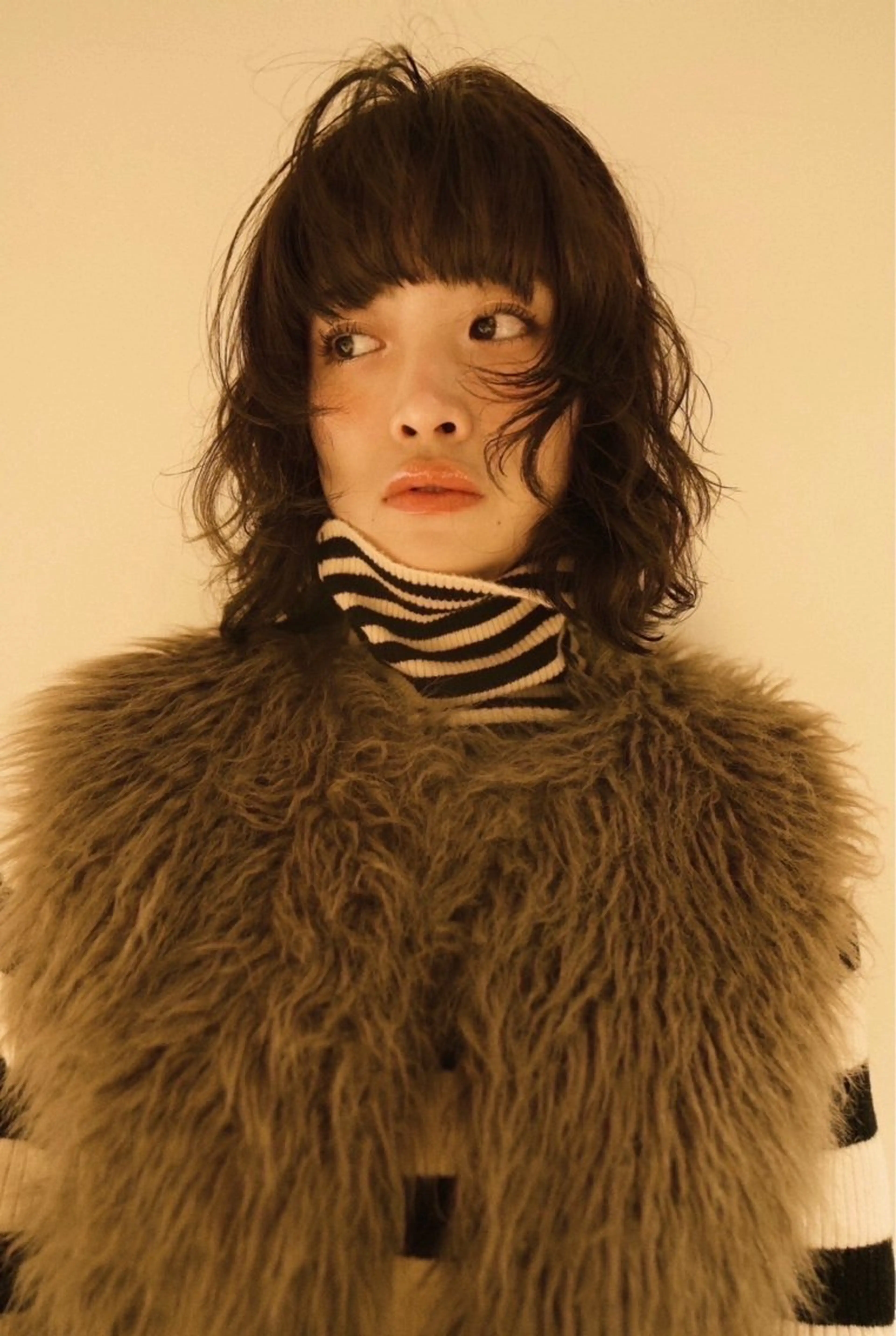 ミディアム ヘアカラー 中村 果乃のヘアスタイル