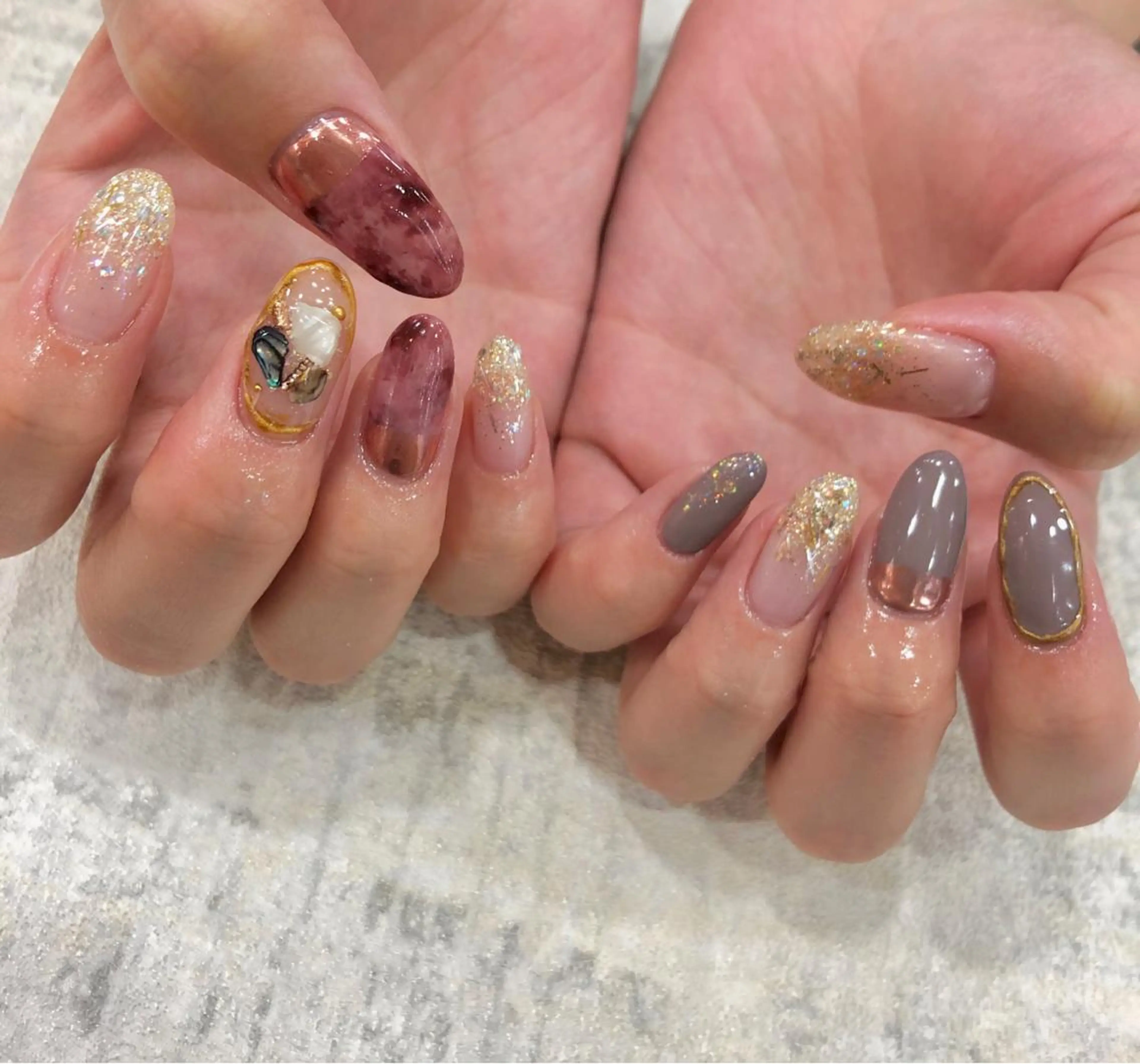 ネイル nuk.所属・坂本 萌のネイルデザイン