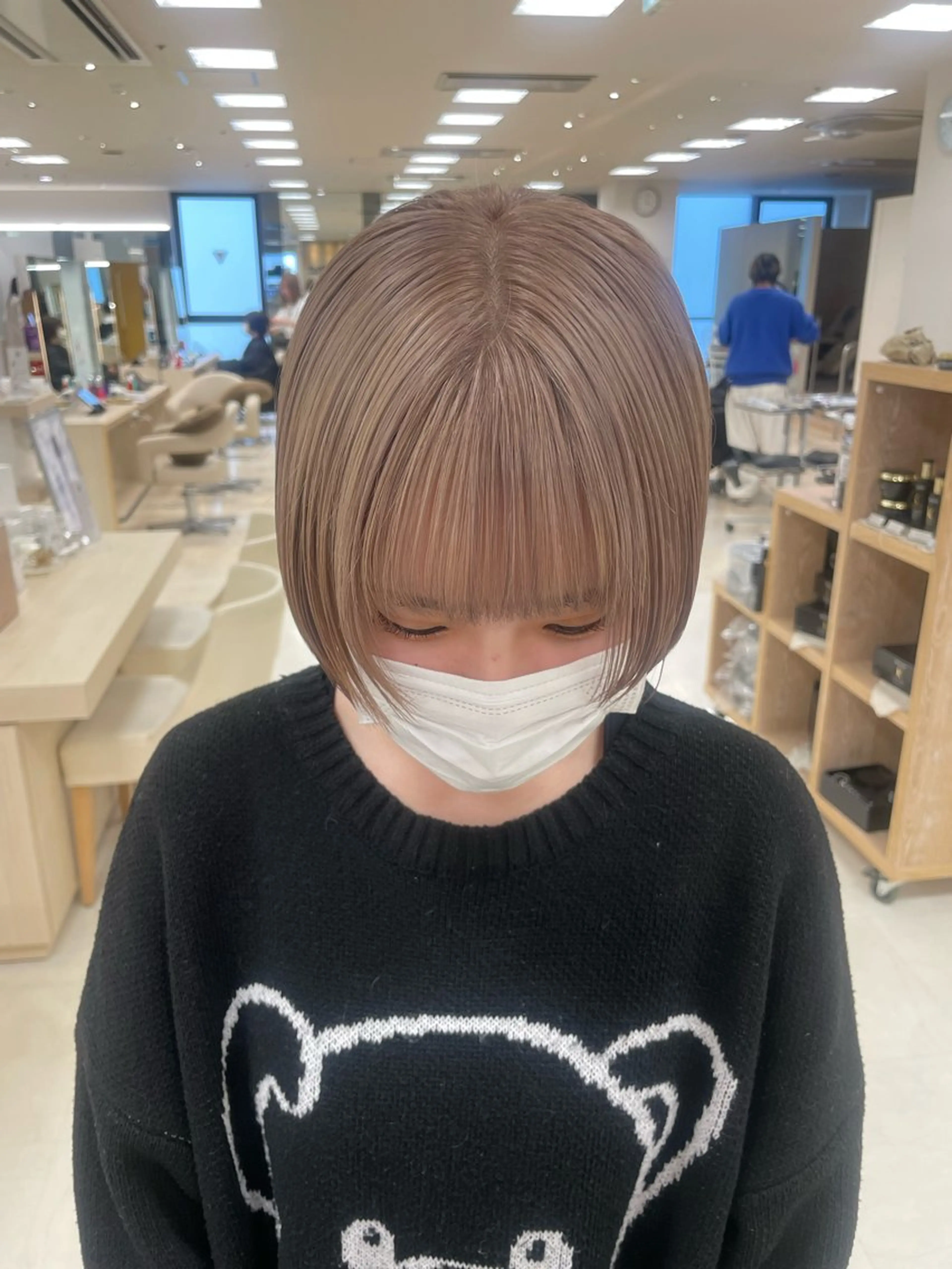 ショート カラー ヘアアレンジ 🍒KIKUCHI KANAE🍒のヘアスタイル