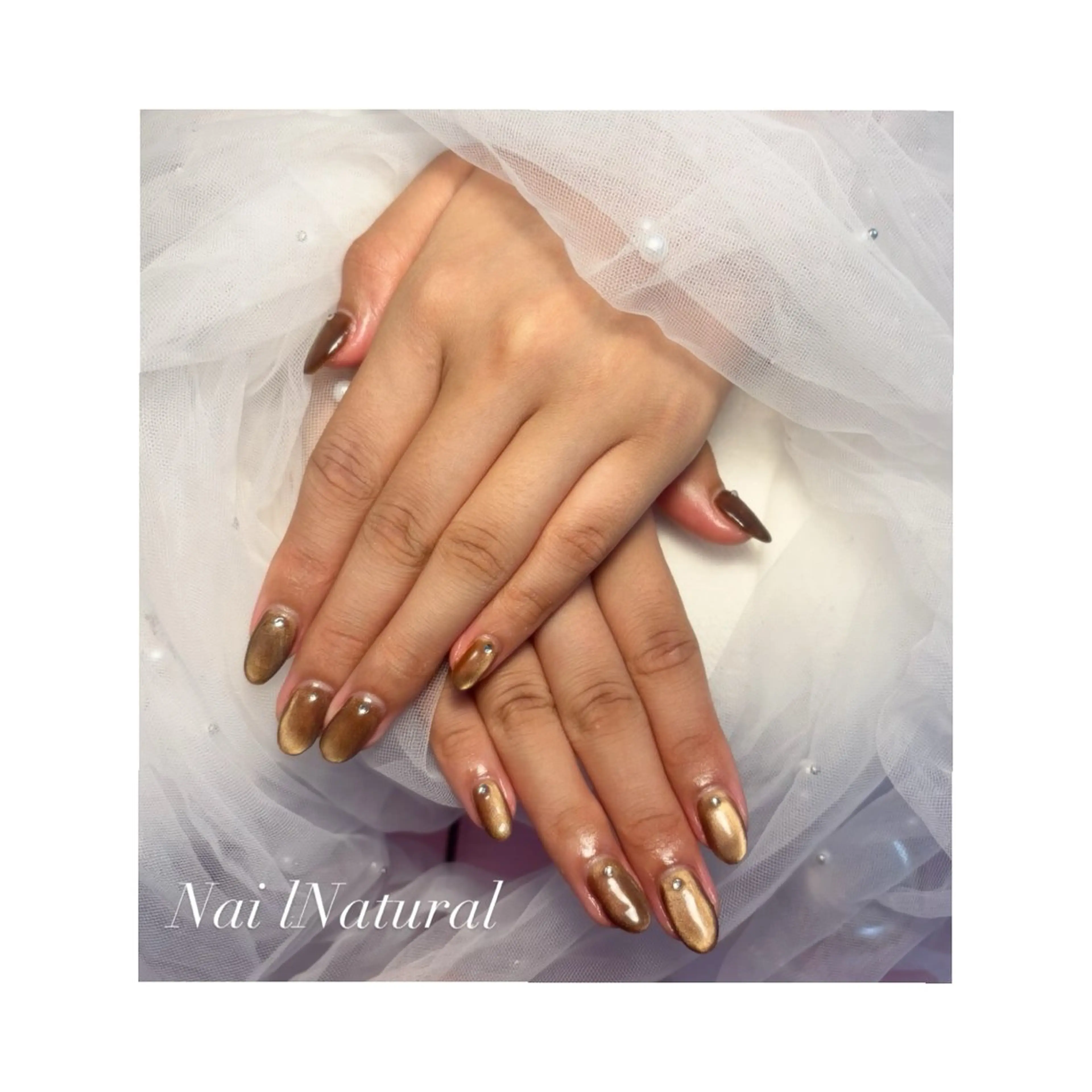 ネイル フラッシュネイル フットネイル フレンチネイル ジェルネイル ガラスフレンチ ハンドネイル Nail salon Natulalのネイルデザイン