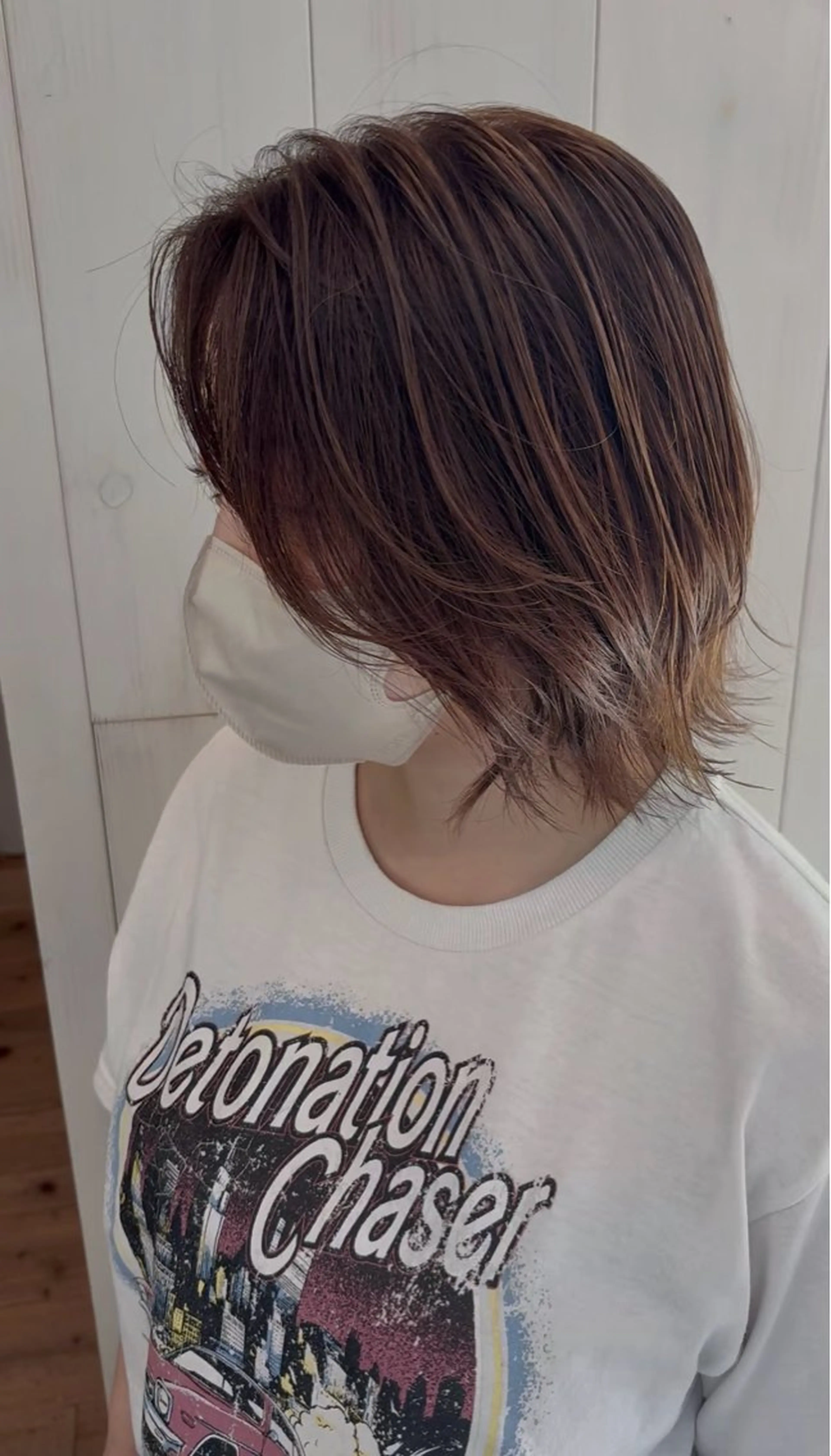 ミディアム カット ヘアカラー トリートメント SONO 【一宮】のヘアスタイル