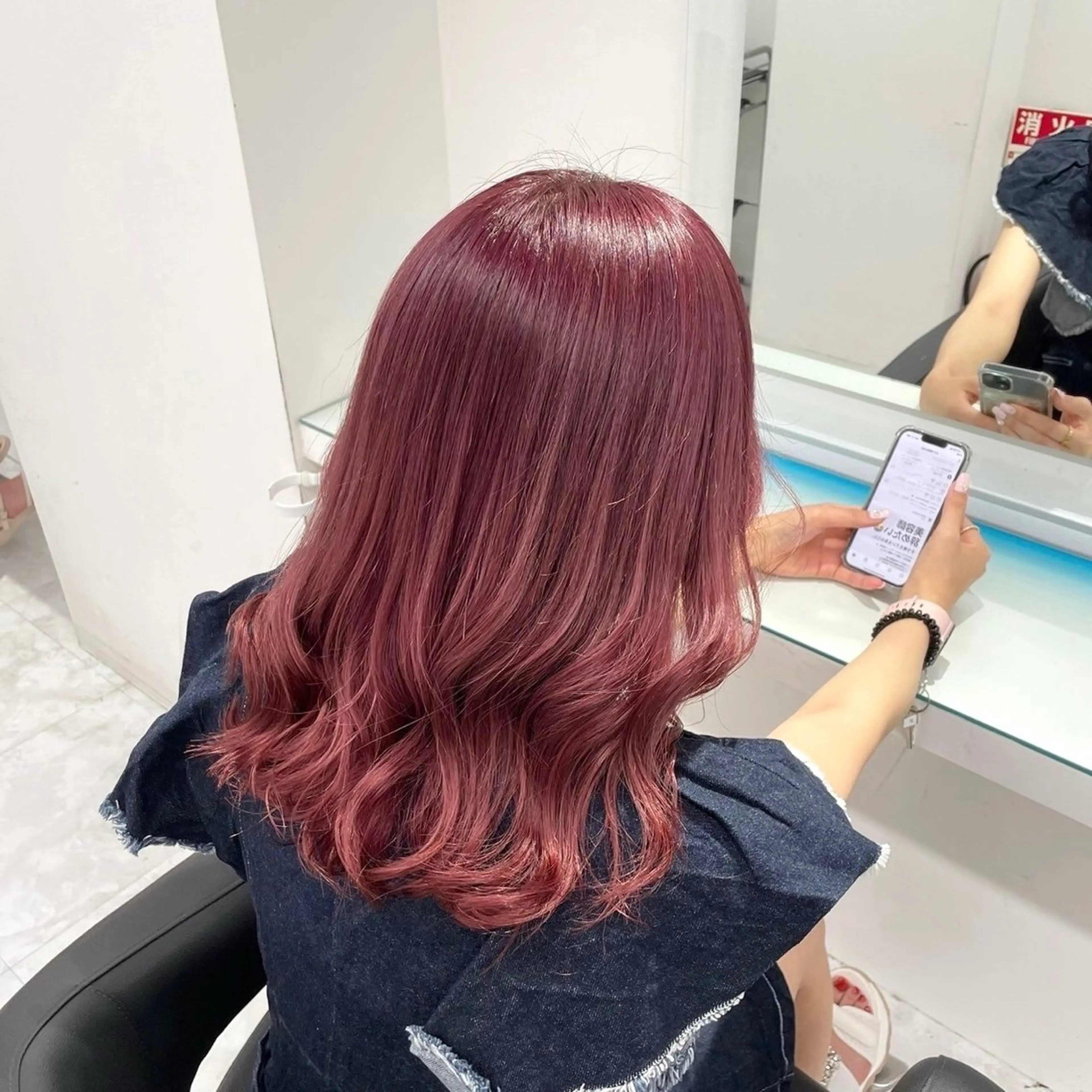 ロング カラー トレンド韓国暖色 ♡momo♡のヘアスタイル