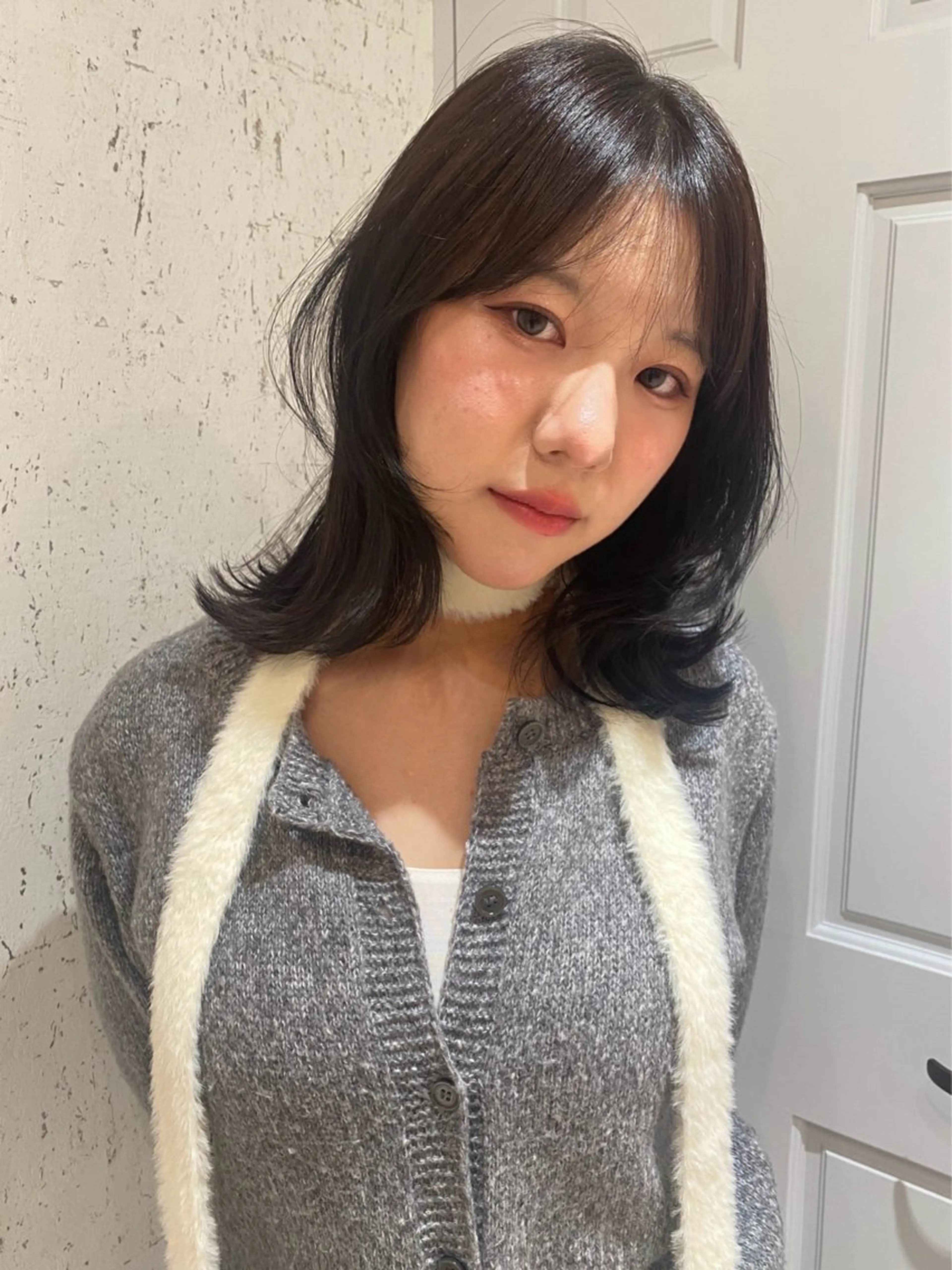 ミディアム カラー カット ヘアカラー トリートメント mai / linoah˚✧のヘアスタイル