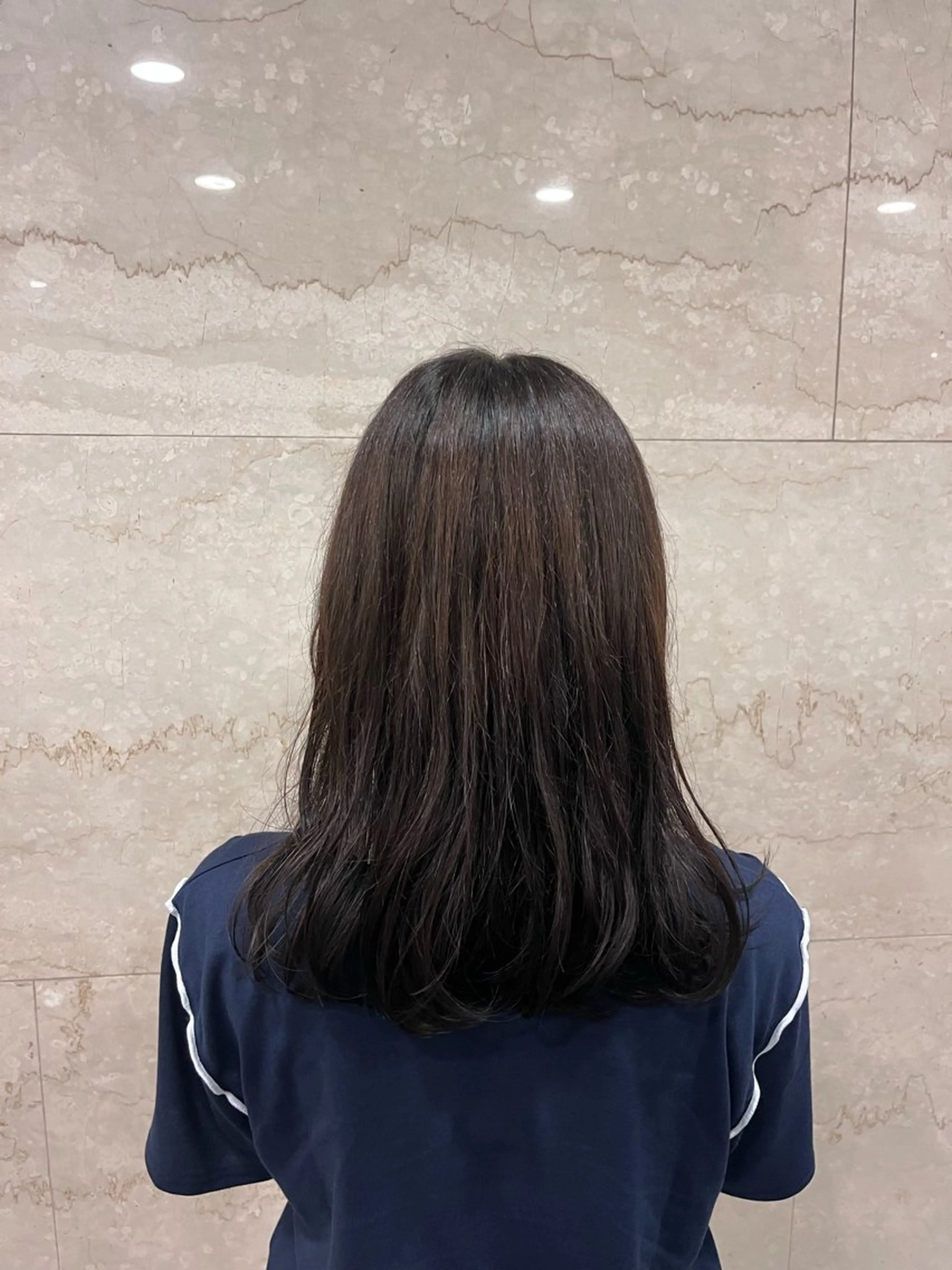 ミディアム 太田 渚遊のヘアスタイル